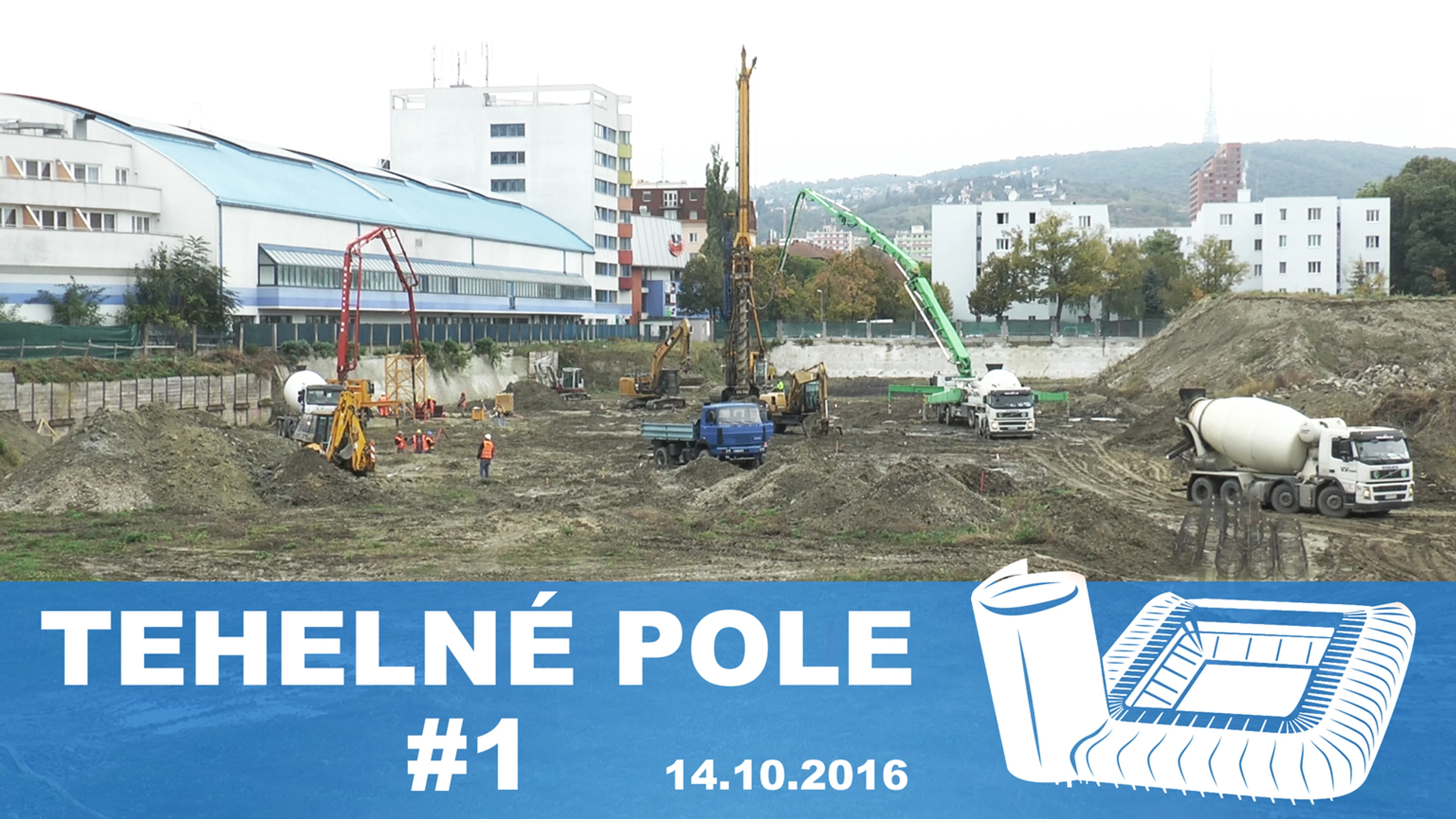 Tehelné pole stavenisko