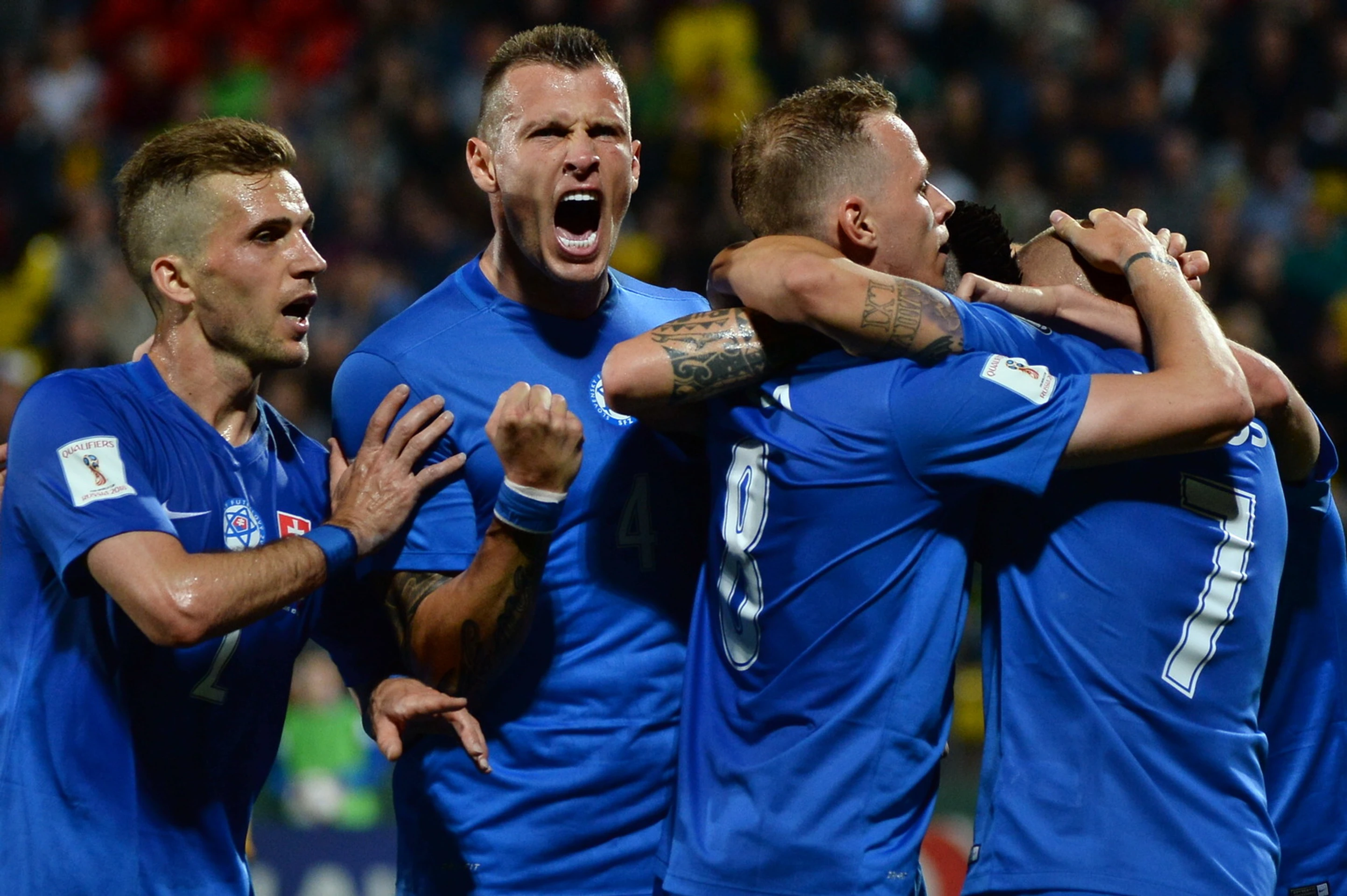 Slovenskí futbalisti vyhrali v kvalifikácii o postup na MS 2018