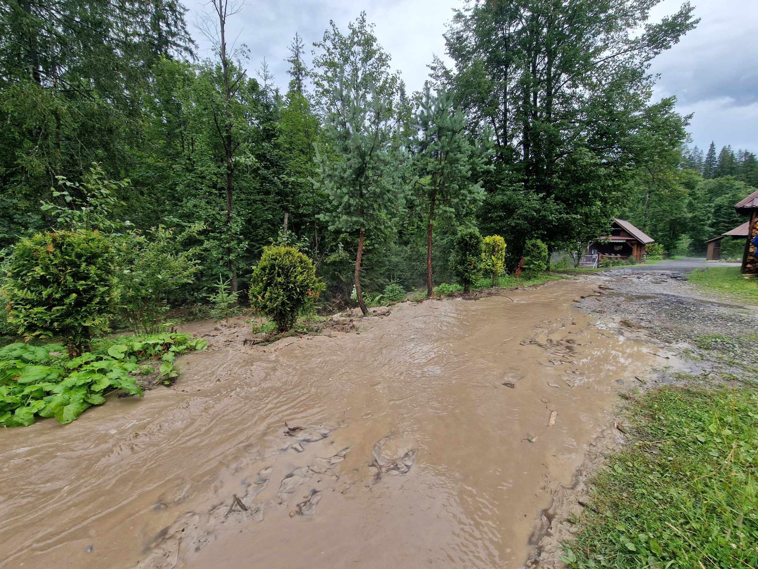 Monkova dolina v deň nešťastia.