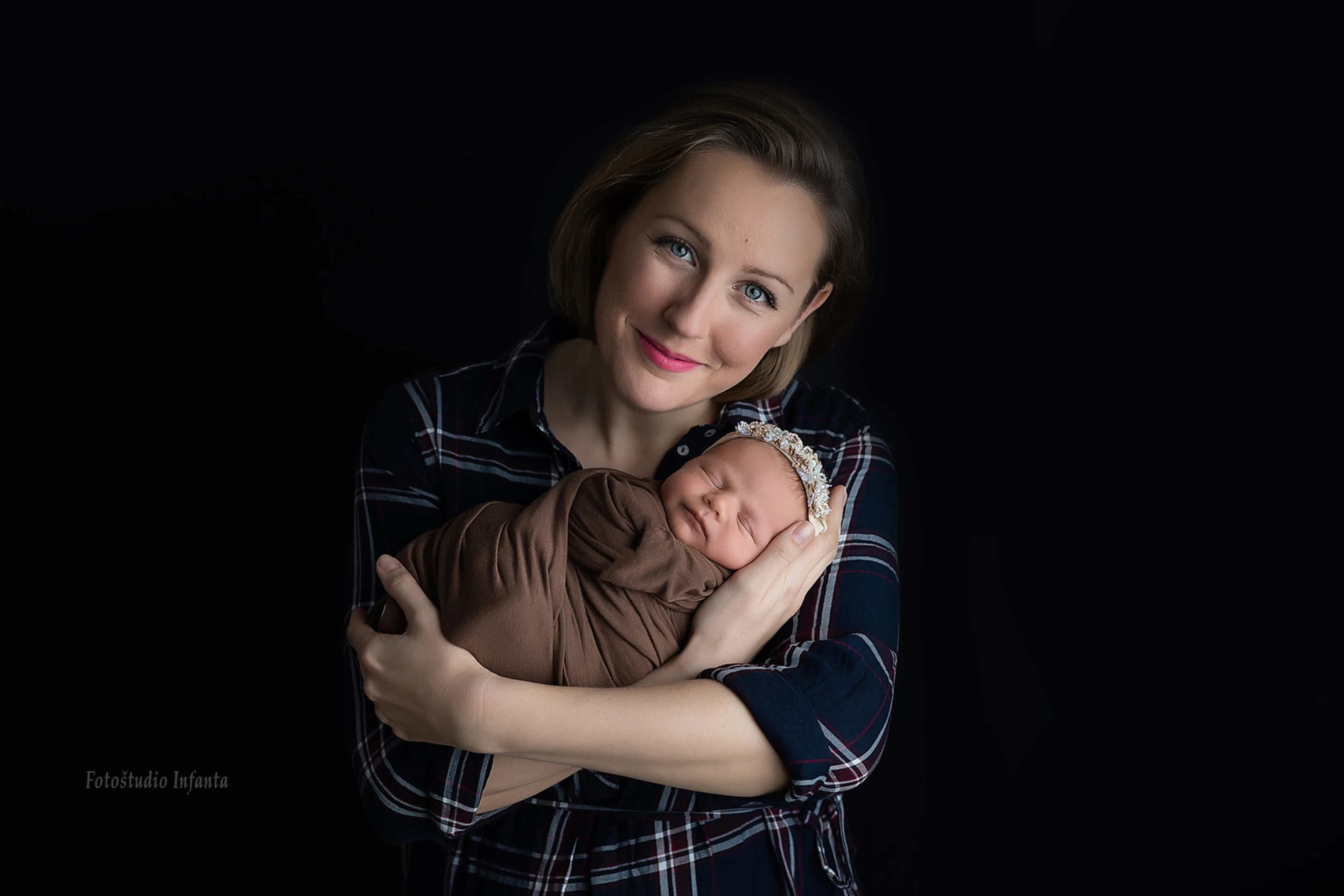 Daniela Šencová s rodinkou
