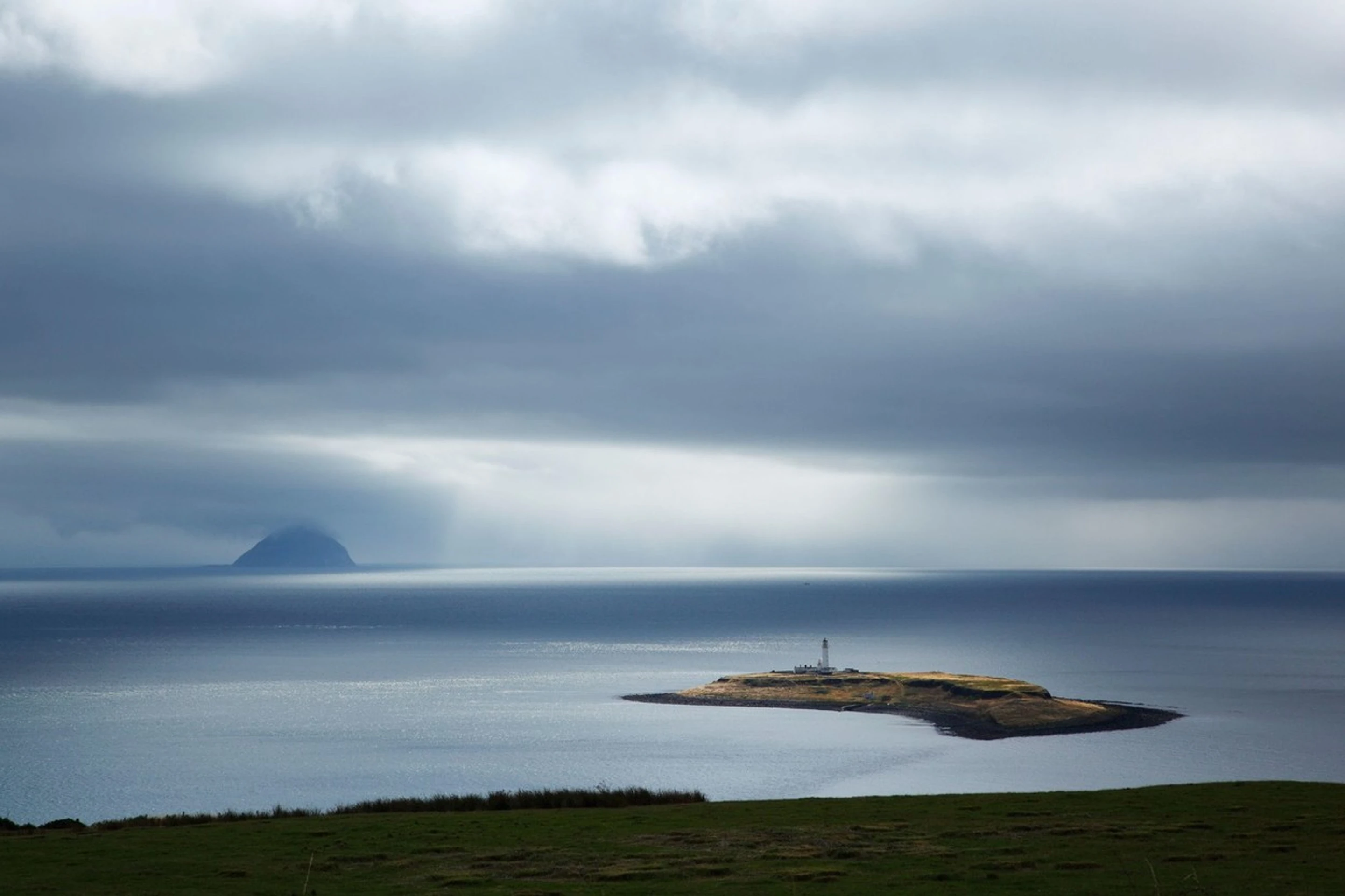 Maják na škótskom ostrove Pladda