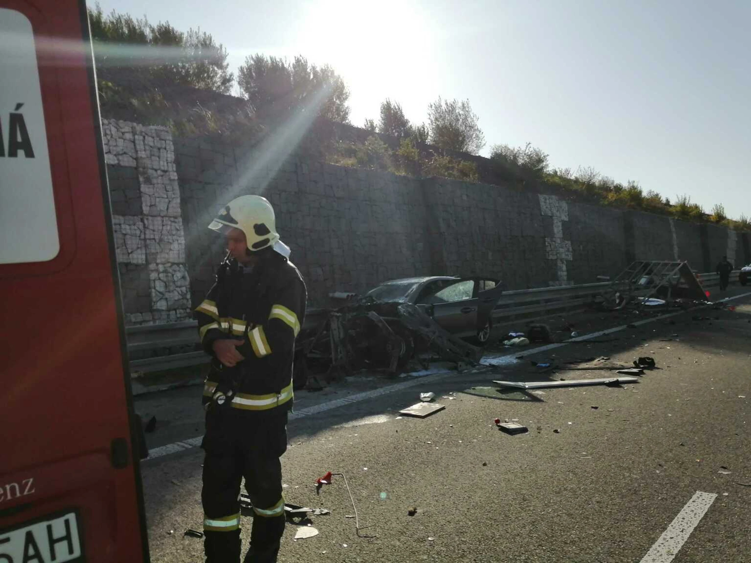 Auto Národnej diaľničnej spoločnosti.