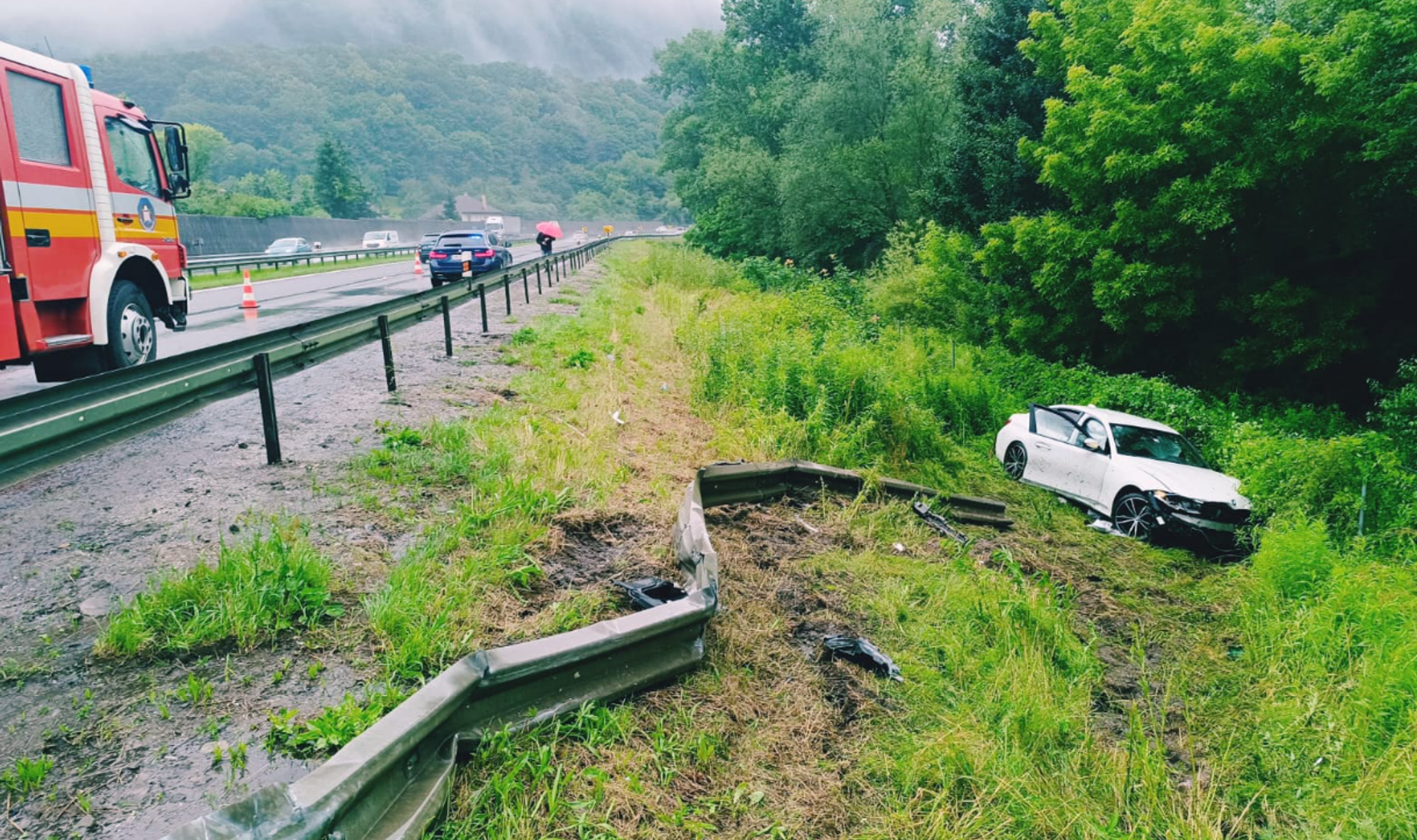 Tragická nehoda neďaleko Hronskej Breznice.