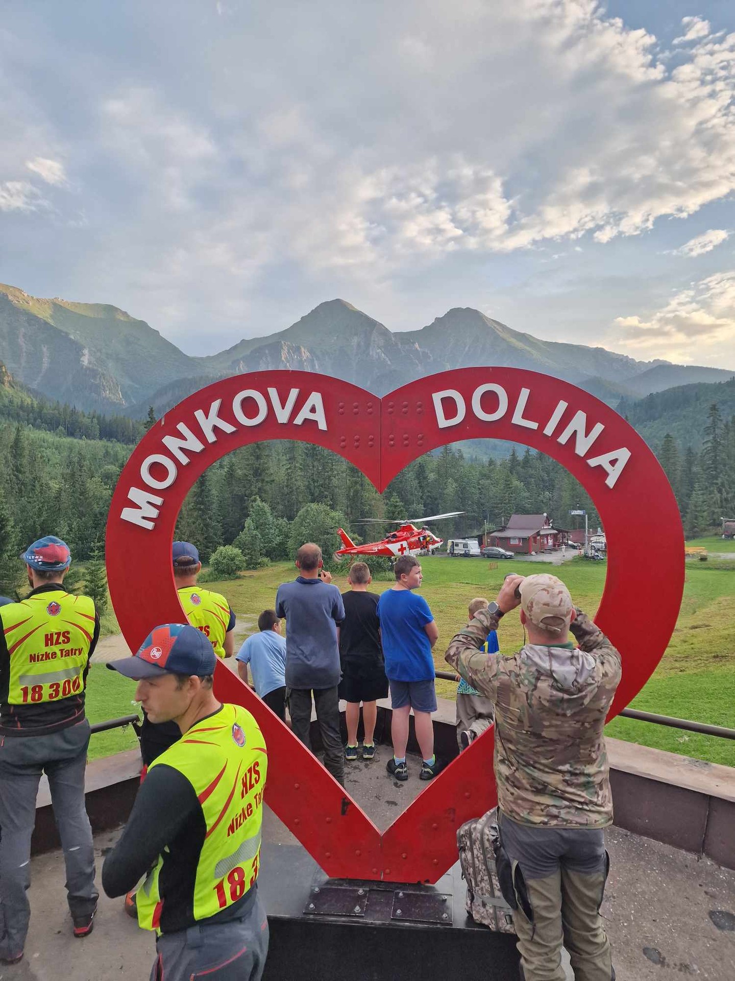 Monkova dolina v deň nešťastia.