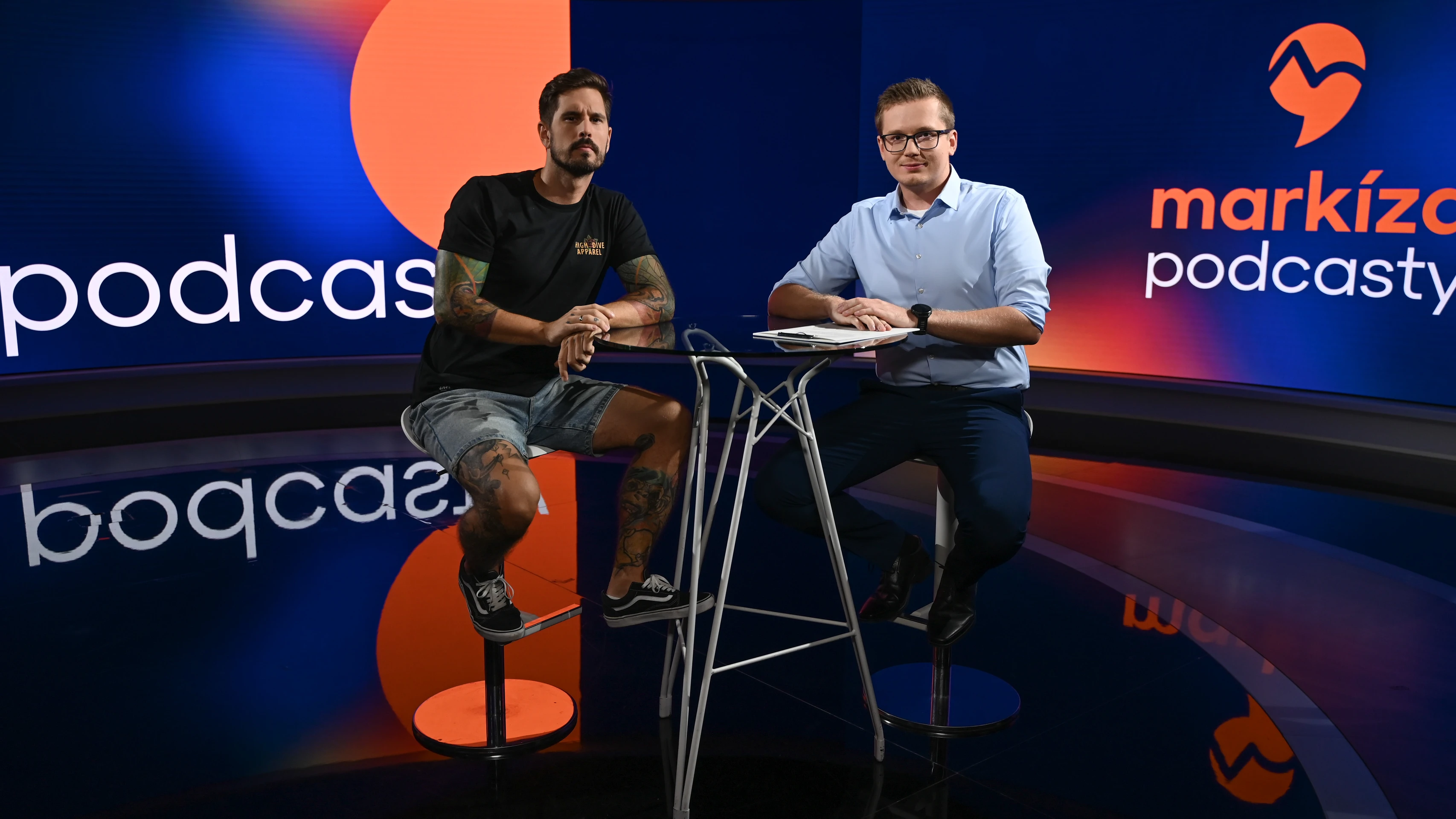 Komik Jakub Zitron Ťapák v Cirkus Politikus s Martinom Prôčkom.