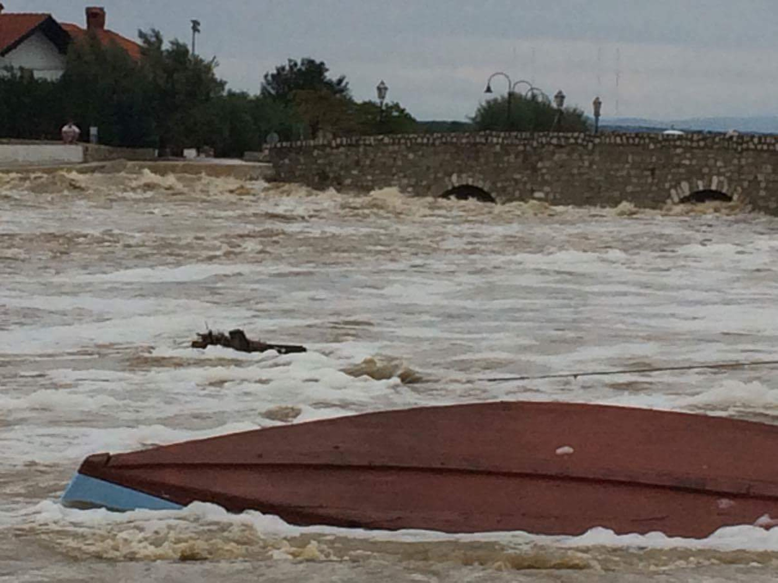 Záplavy v Chorvátsku.