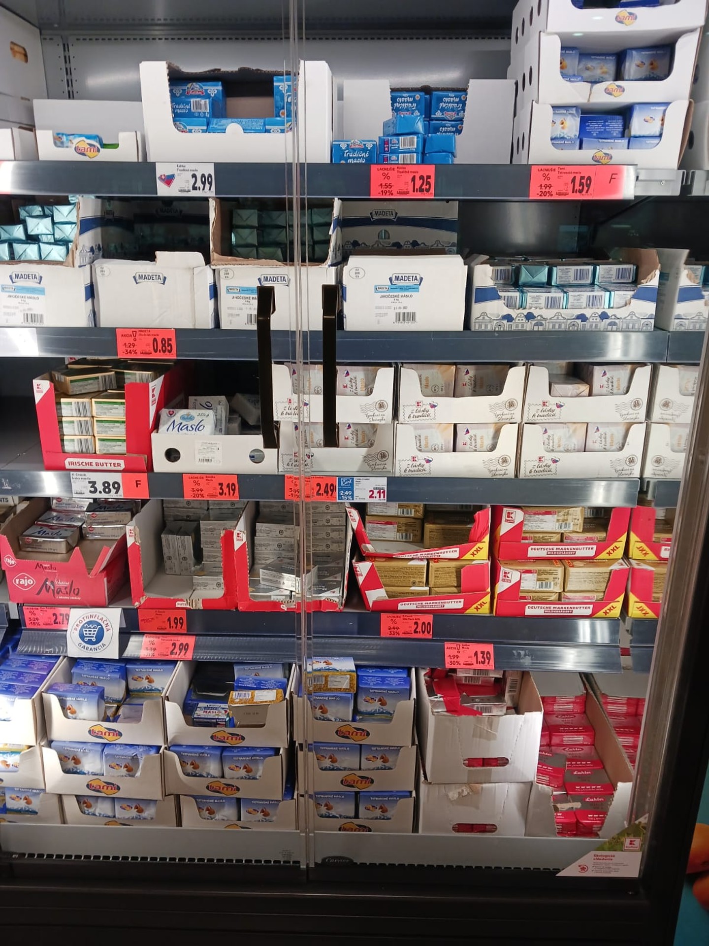 Veľké akcie na maslo