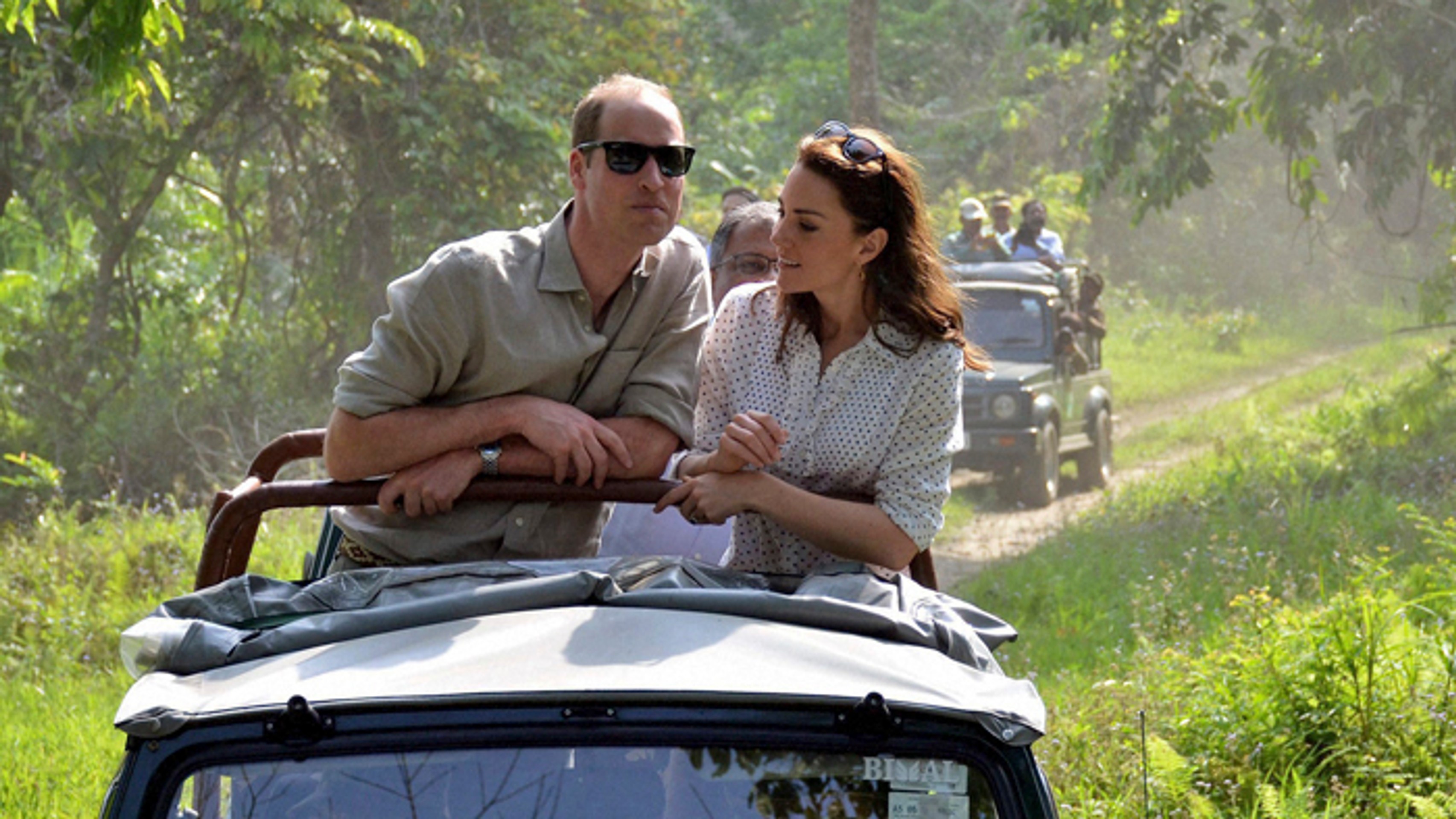William a Kate na návšteve indického národného parku Kaziranga.