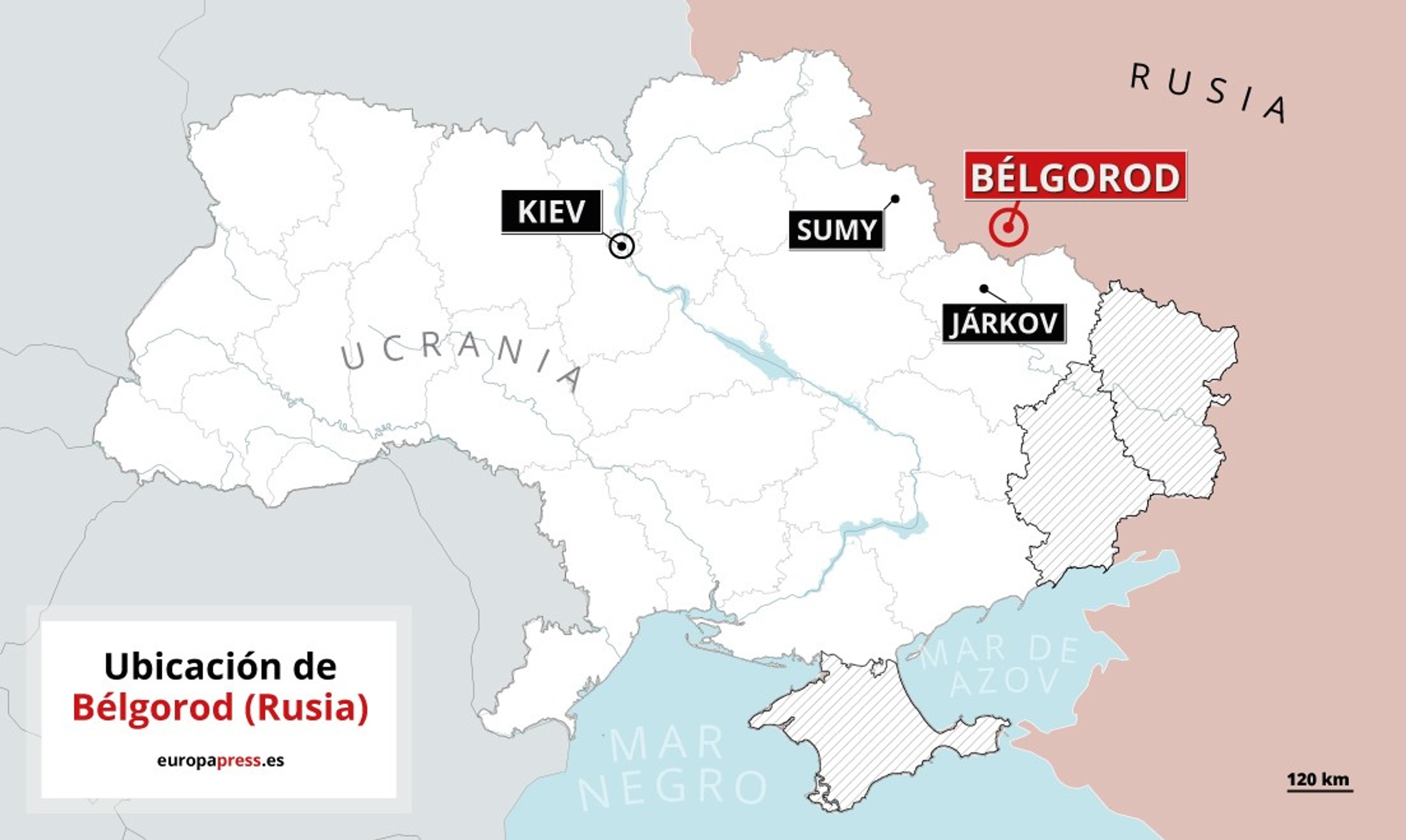 Poloha mesta Belgorod.