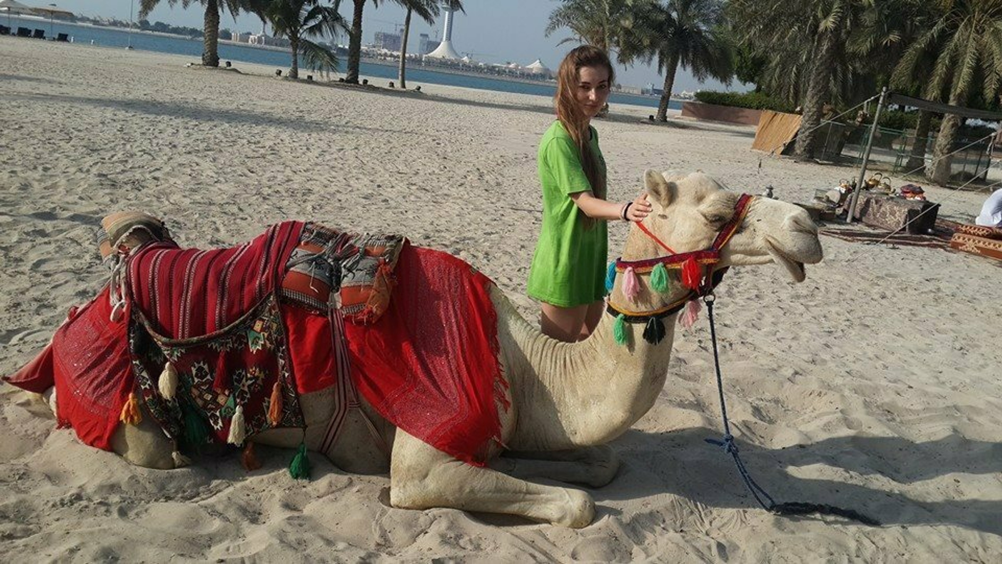 Katka v Emirátoch jazdila na koni