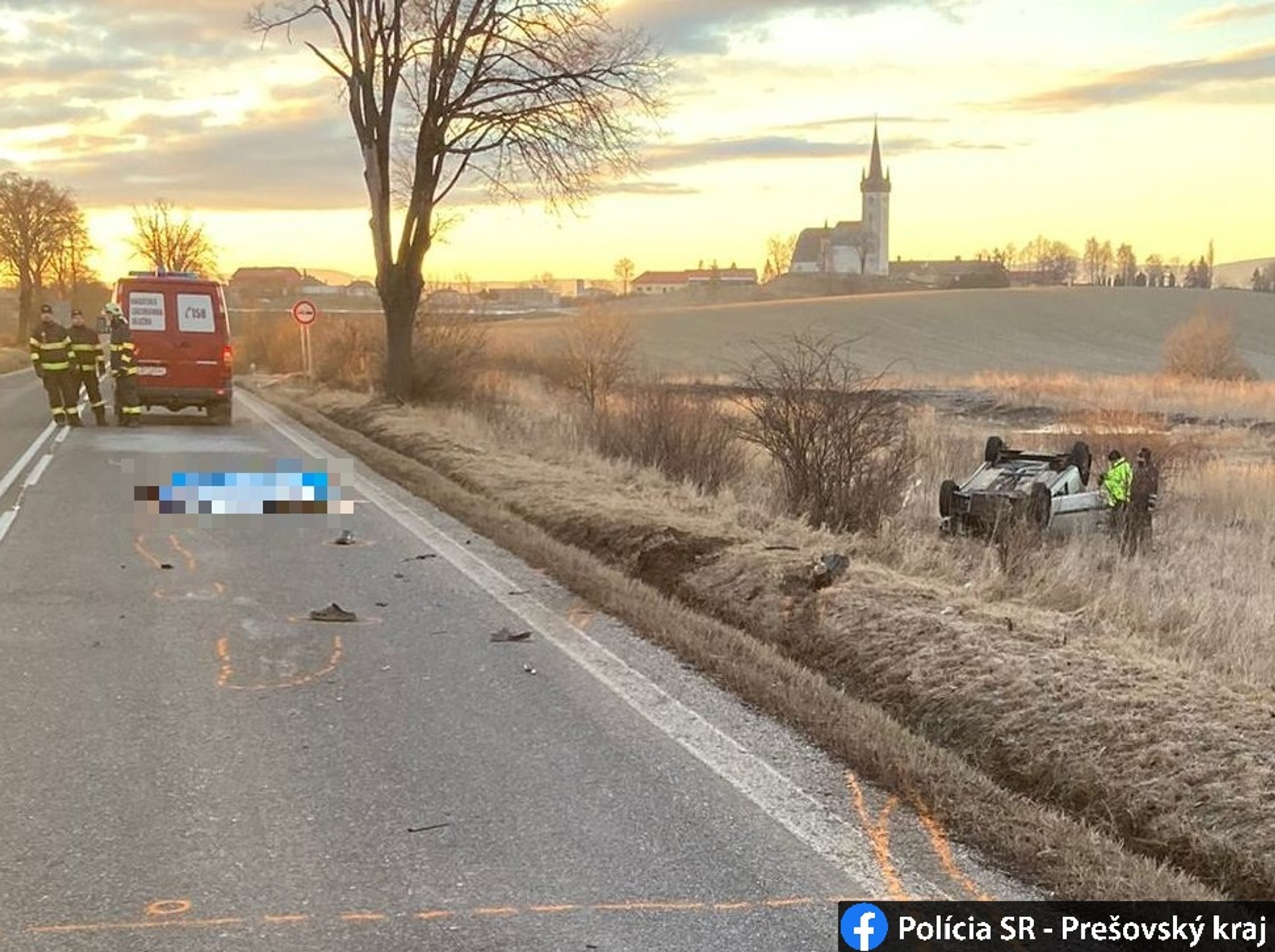 Nehoda medzi obcami Jánovce a Spišský Štvrtok.