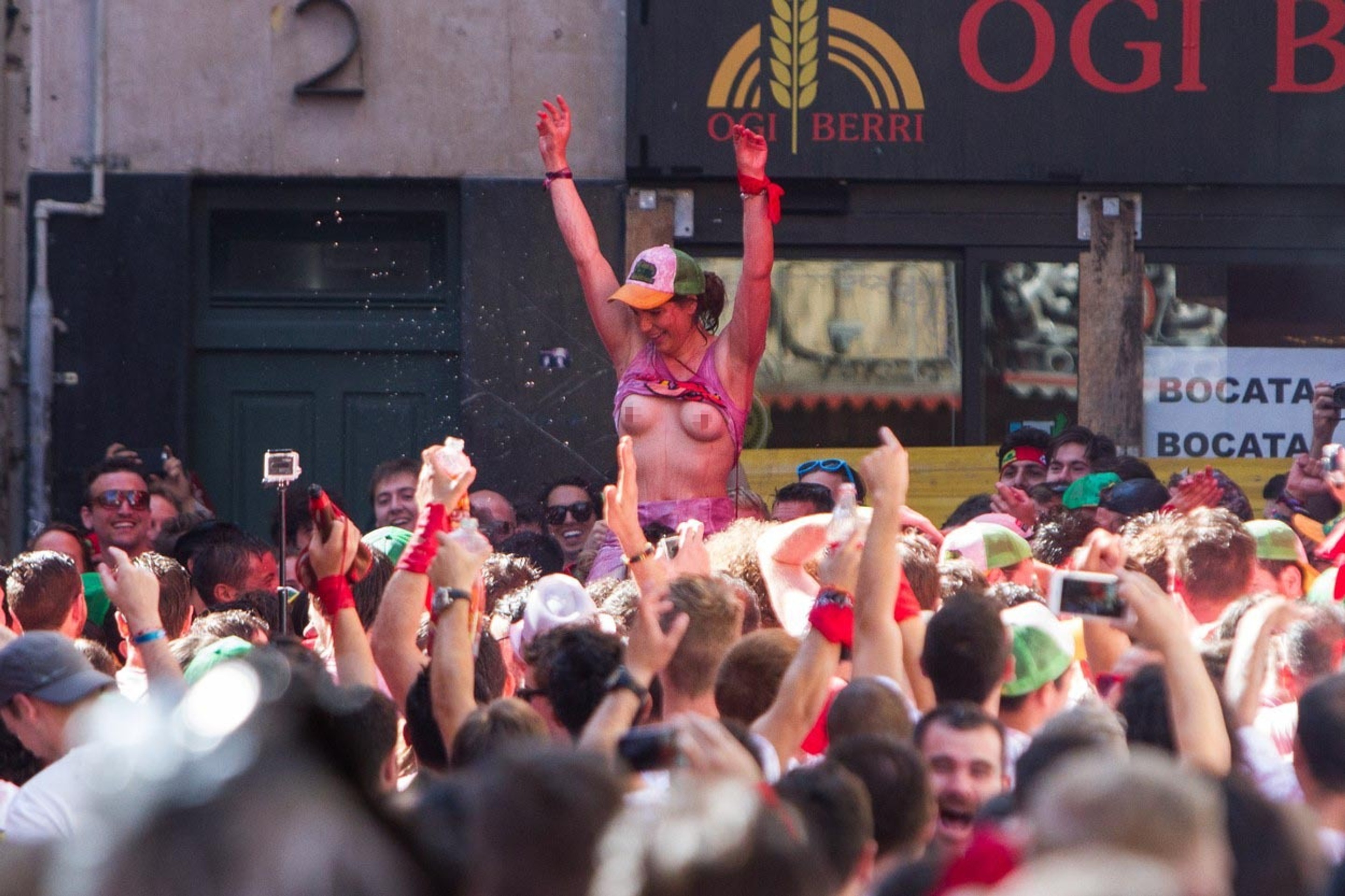 Oslavy v uliciach Pamplony