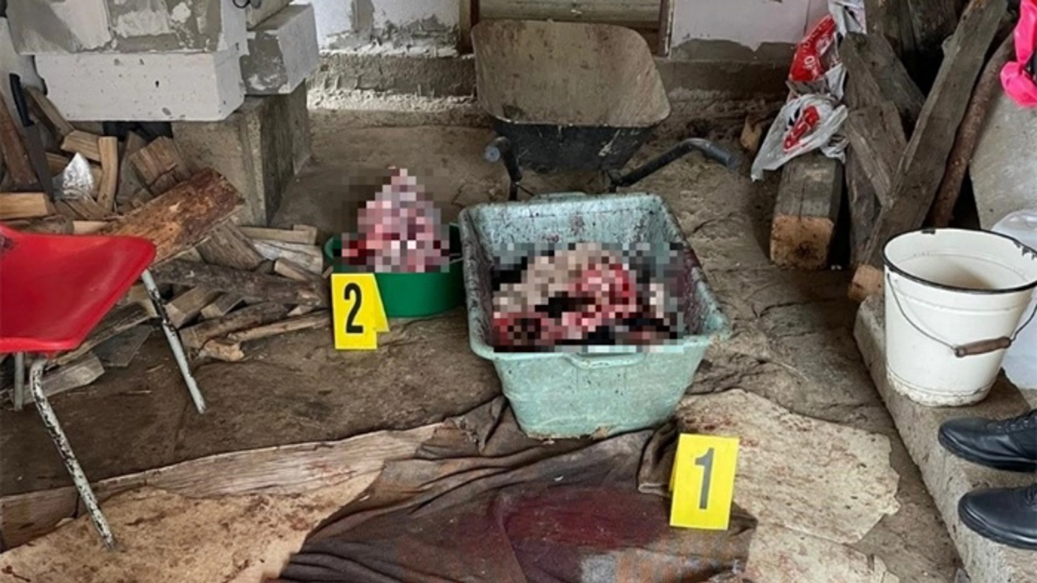 Muž zabil a rozporcoval päť psov.