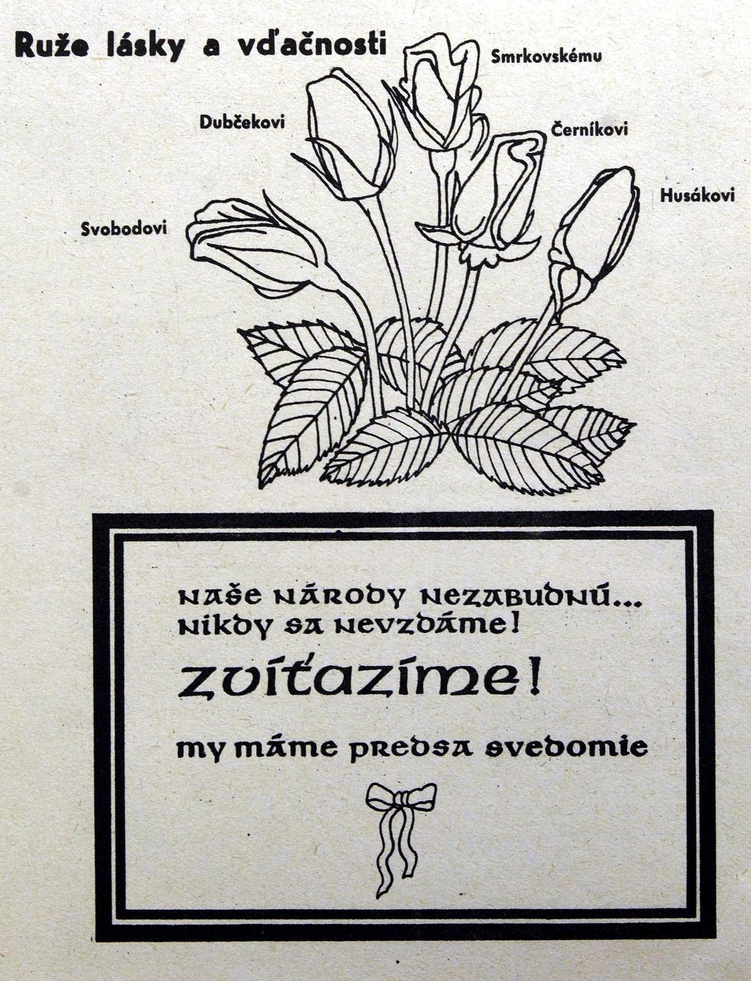 Plagáty, ktoré zosmiešňovali inváziu vojsk Varšavskej zmluvy v auguste roku 1968.