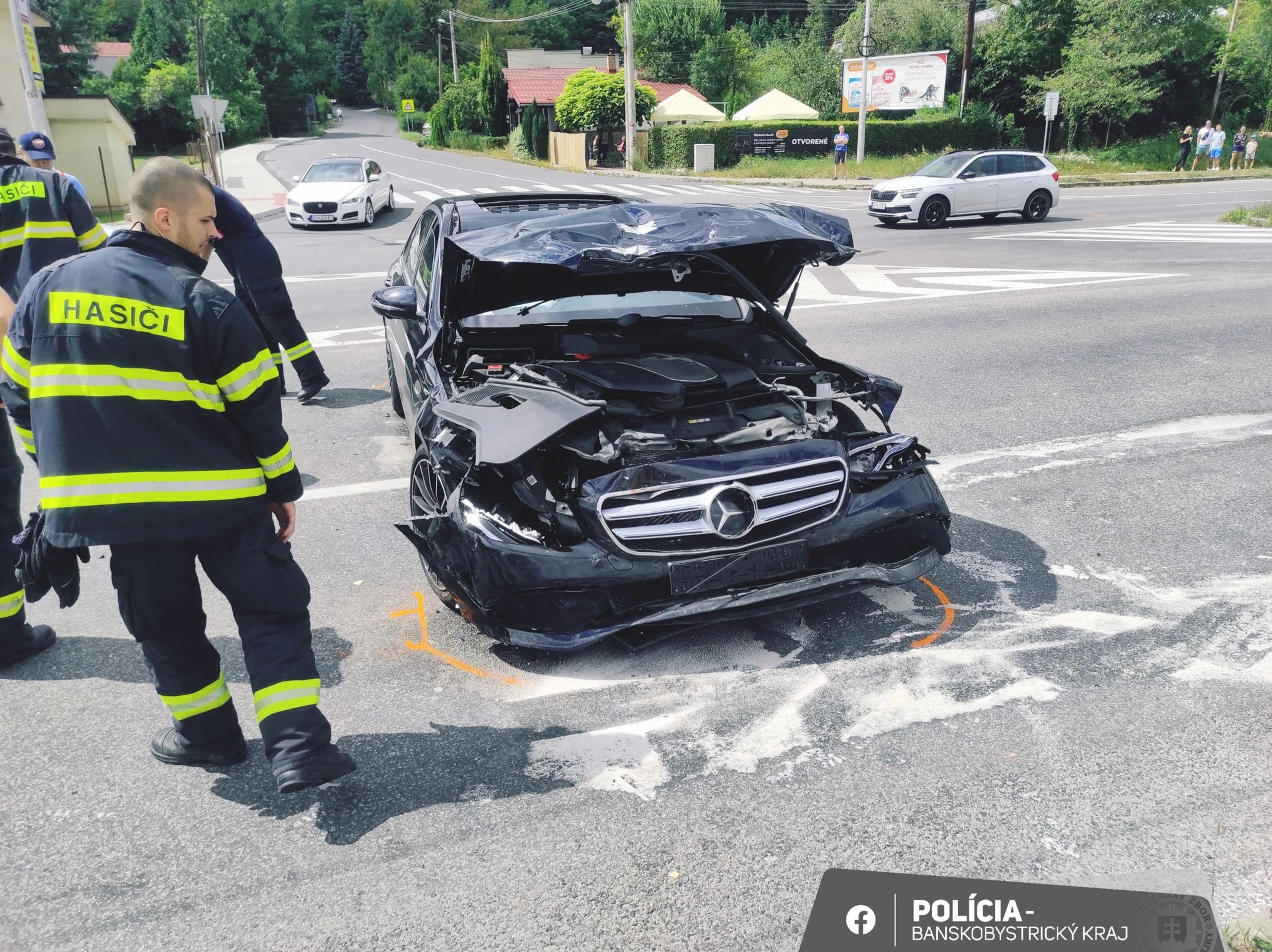 Dopravná nehoda v Banskej Bystrici