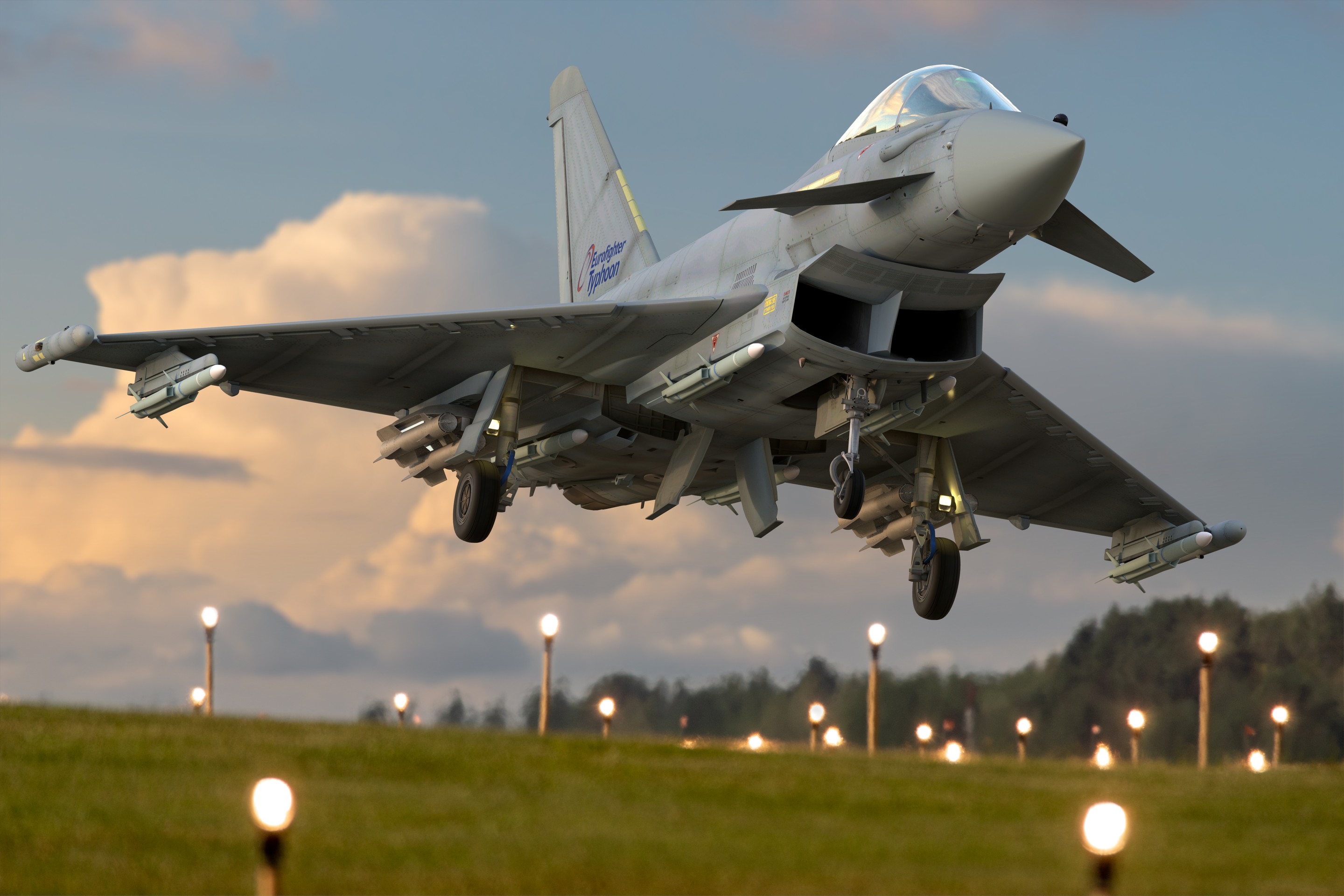Stíhačka Eurofighter Typhoon