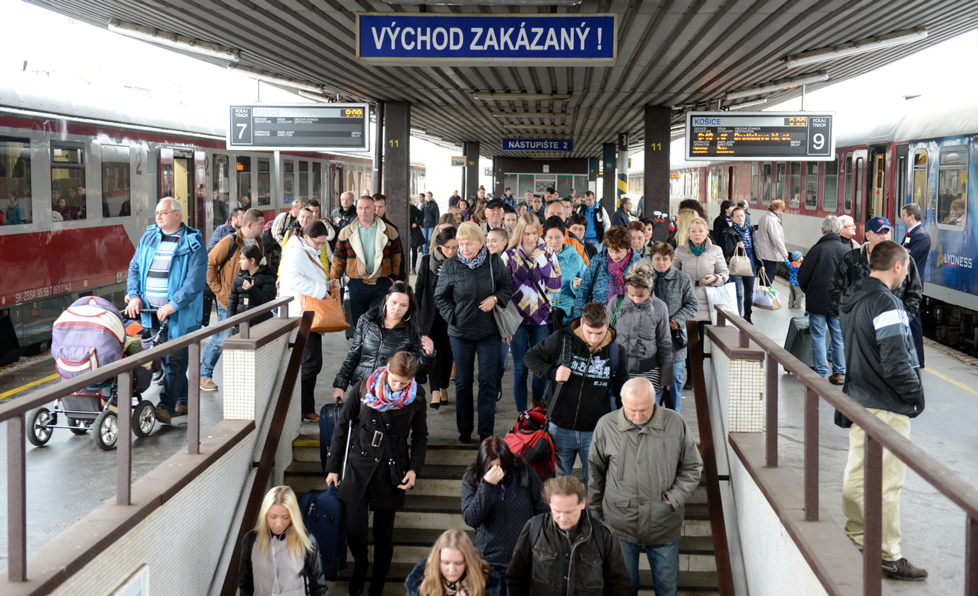 Železničná stanica v Košiciach 