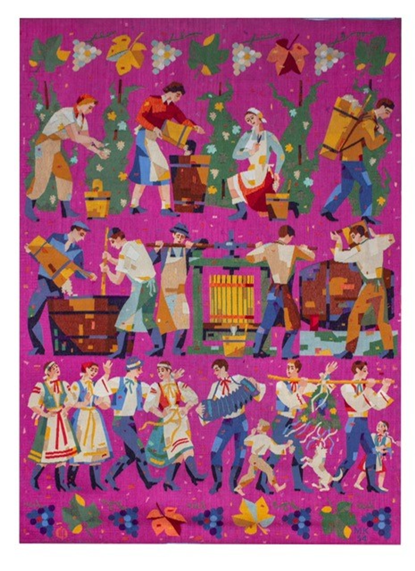 Vinobranie - gobelín, ktorým sa prikrývali ľudia bez domova