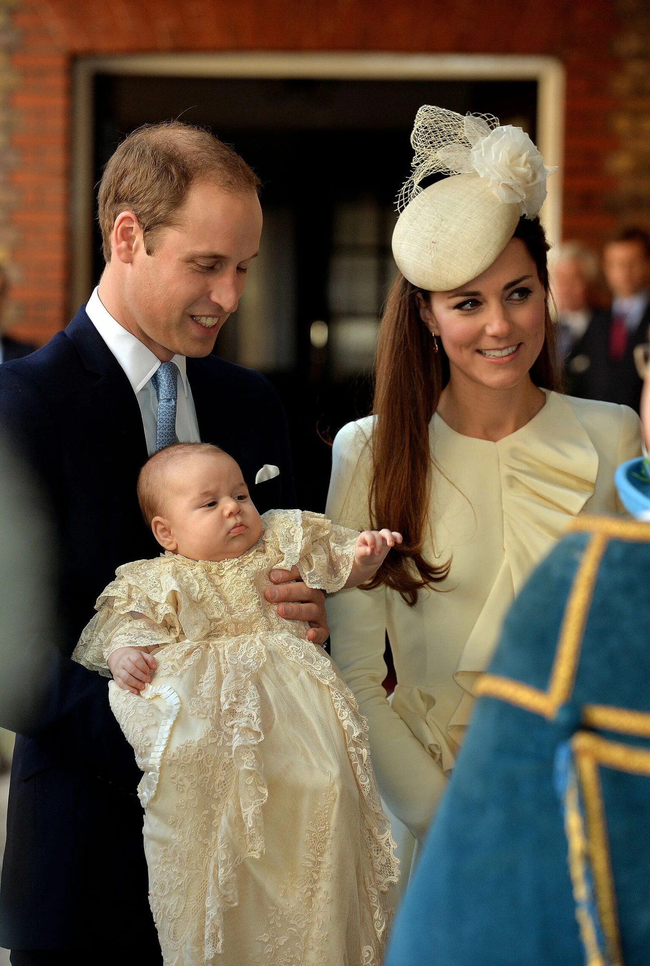 Princ George na svojom krste 23. októbra 2013.