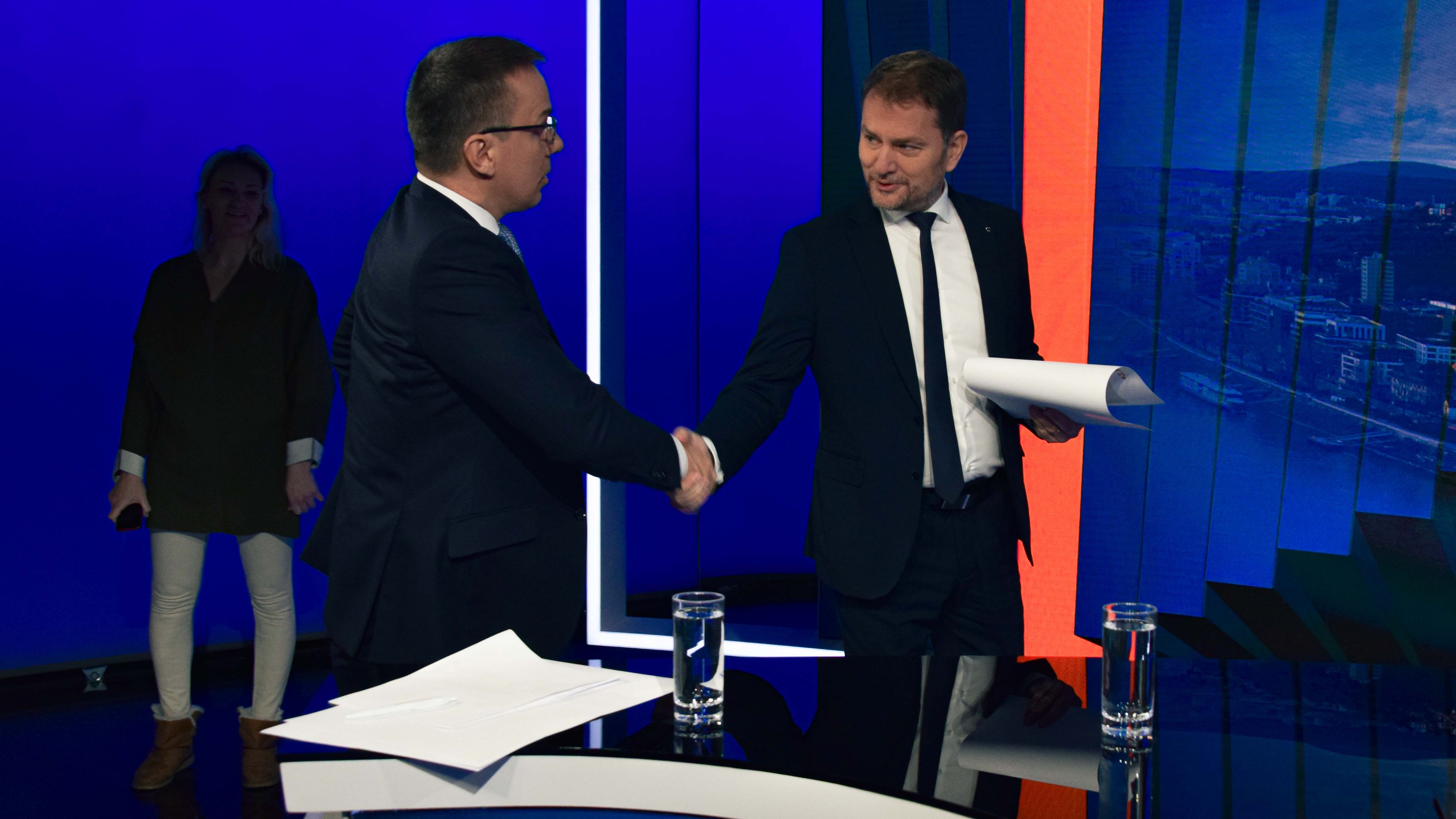 Erik Tomáš a Igor Matovič v relácii Na telo.