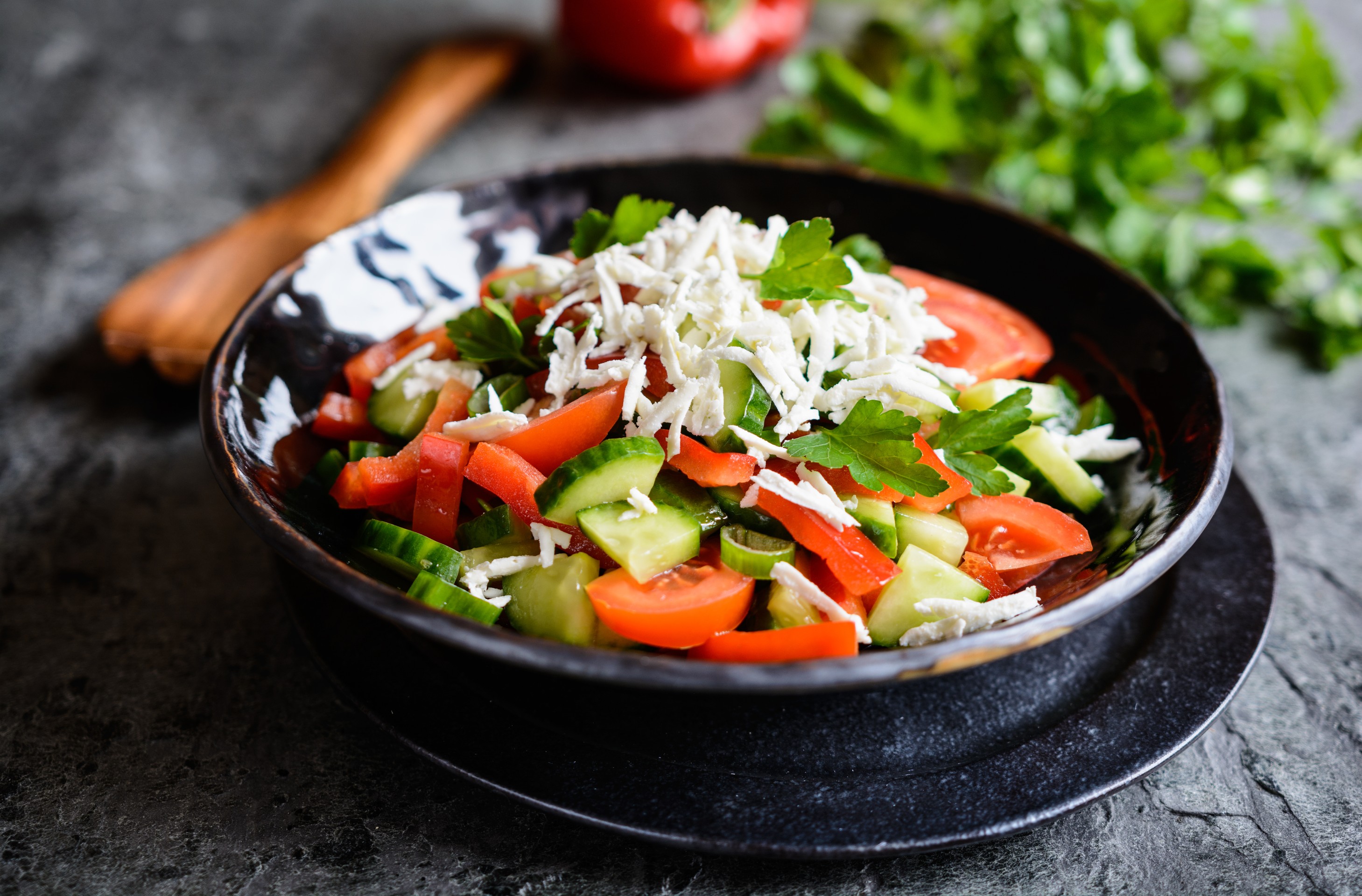 Šopský šalát (Bulharsko). 