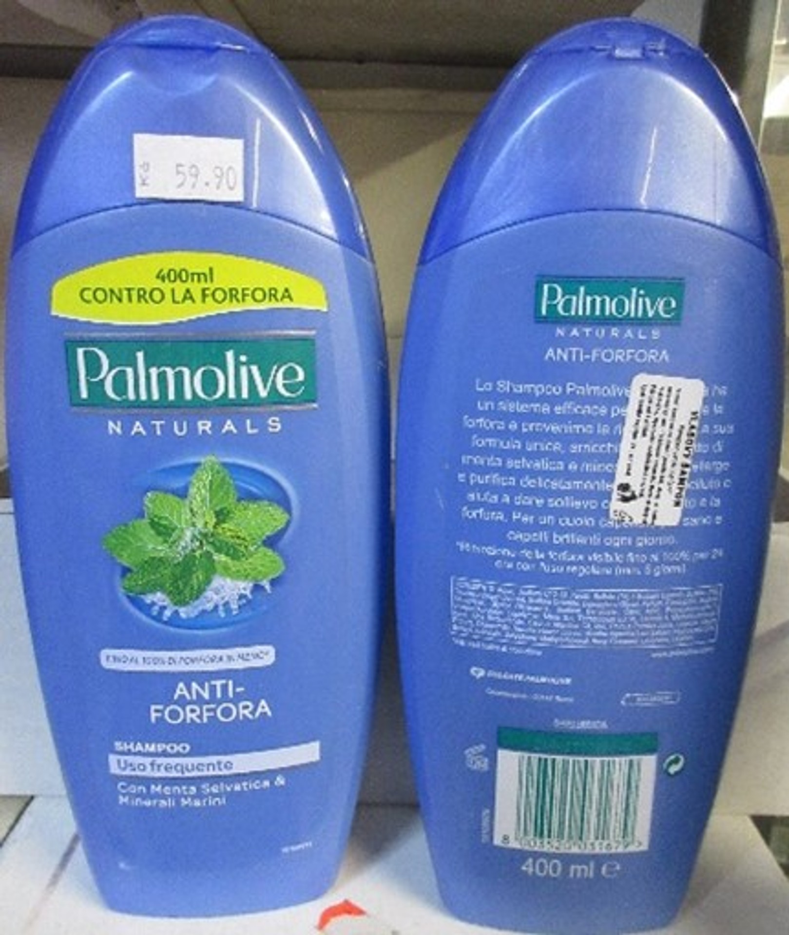  SHAMPOO ANTI-FORFORA SHAMPOO Con menta Selvatica & Minerali Marini – šampón 