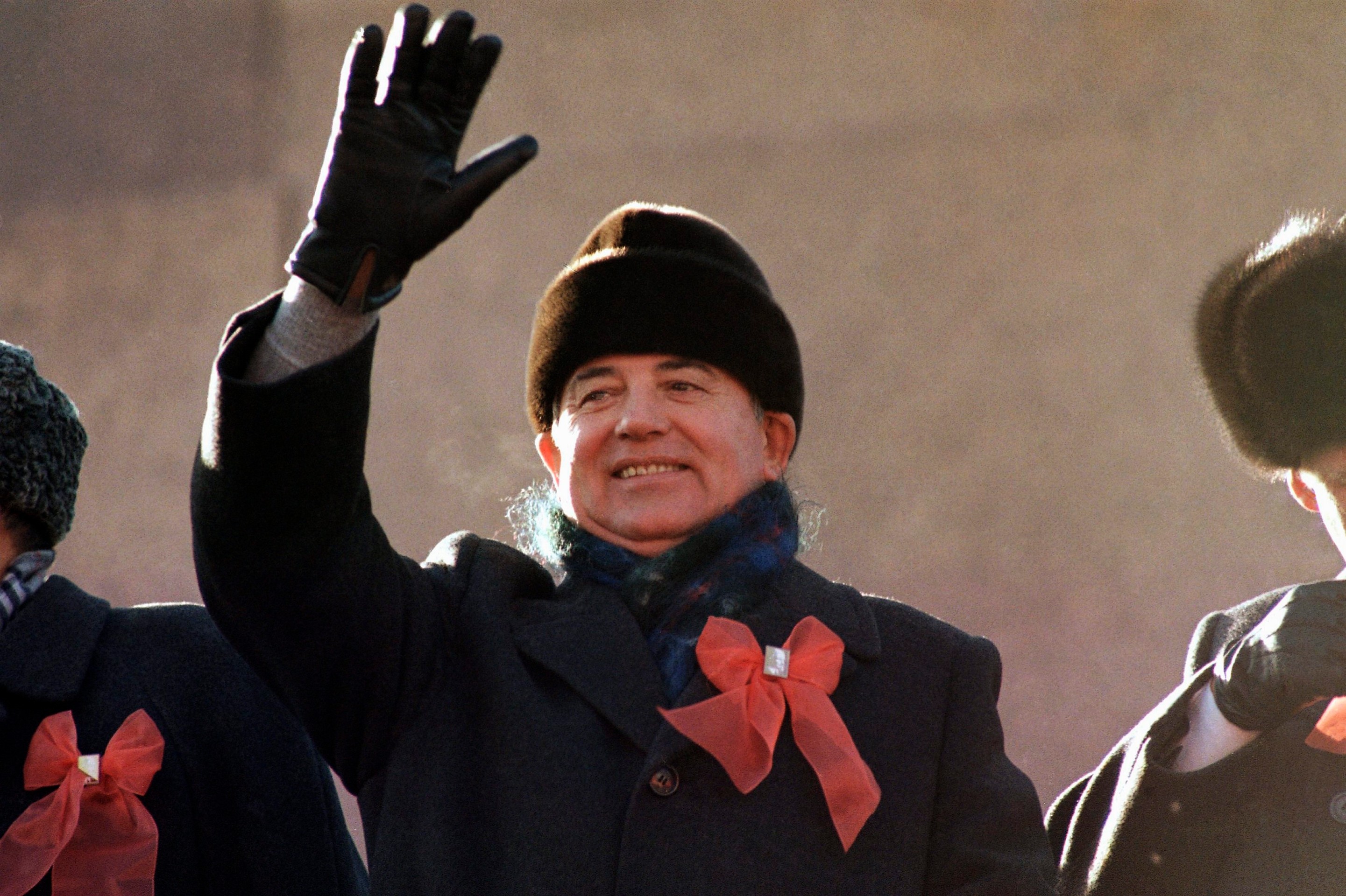 Michail Gorbačov na archívnej snímke z roku 1987.