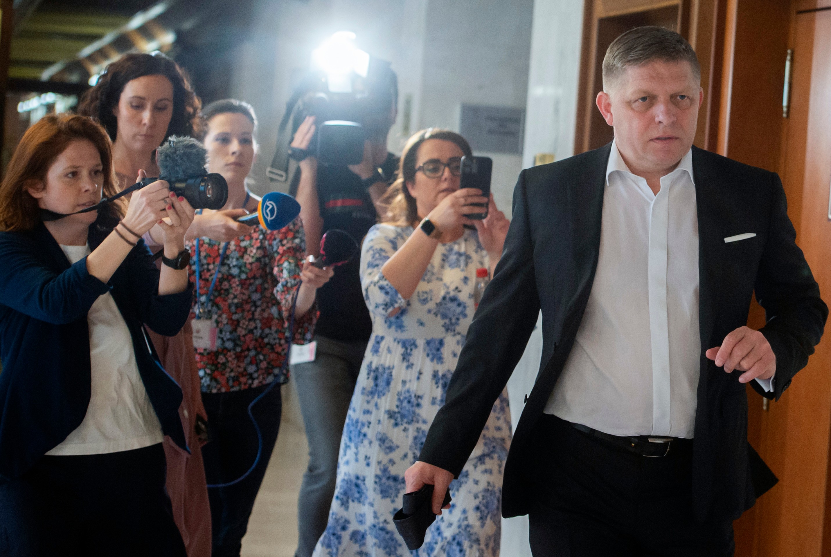 Robert Fico (Smer-SD) po hlasovania o jeho vydaní na väzobné stíhanie.