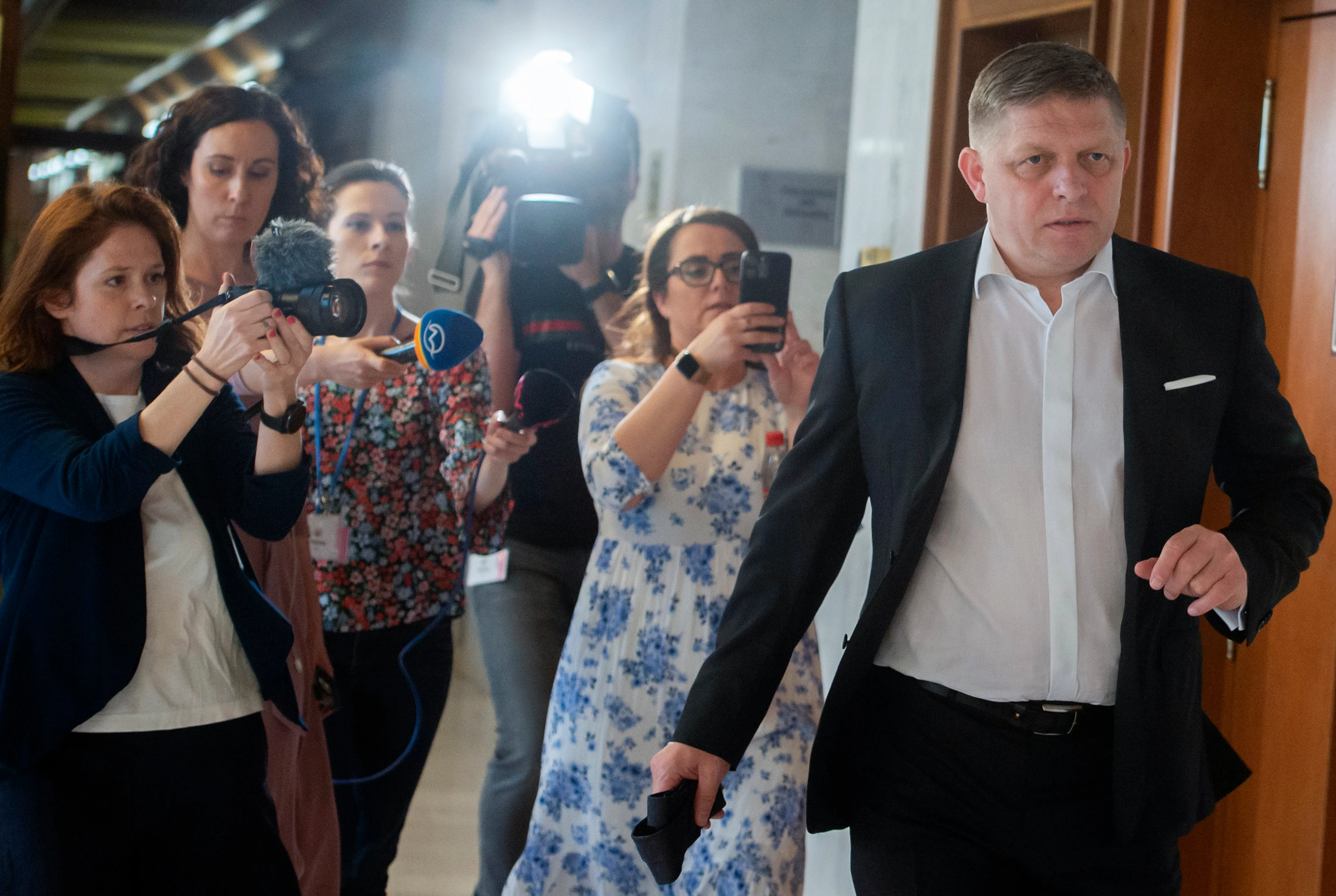 Robert Fico (Smer-SD) po hlasovania o jeho vydaní na väzobné stíhanie.