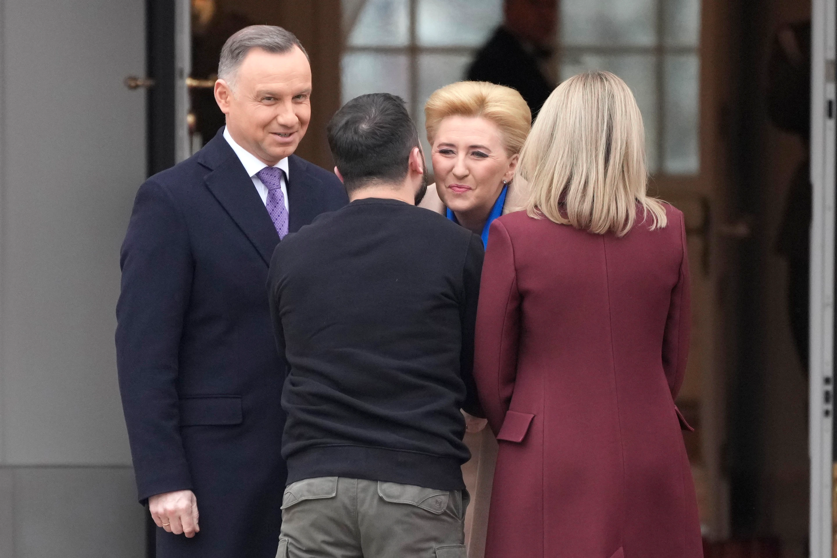 Zelenskyj s manželkou navštívili Poľsko.