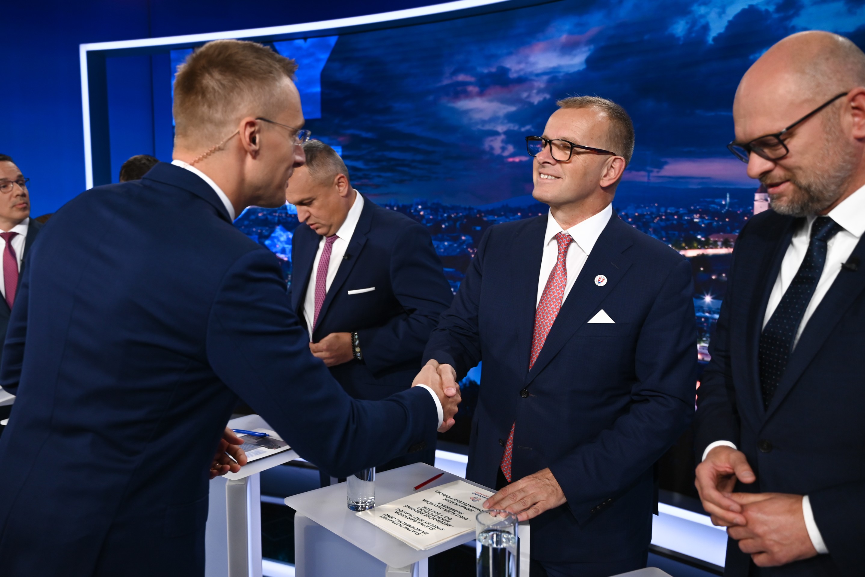 Účastníci predvolebnej diskusie - 25. 9. 2023