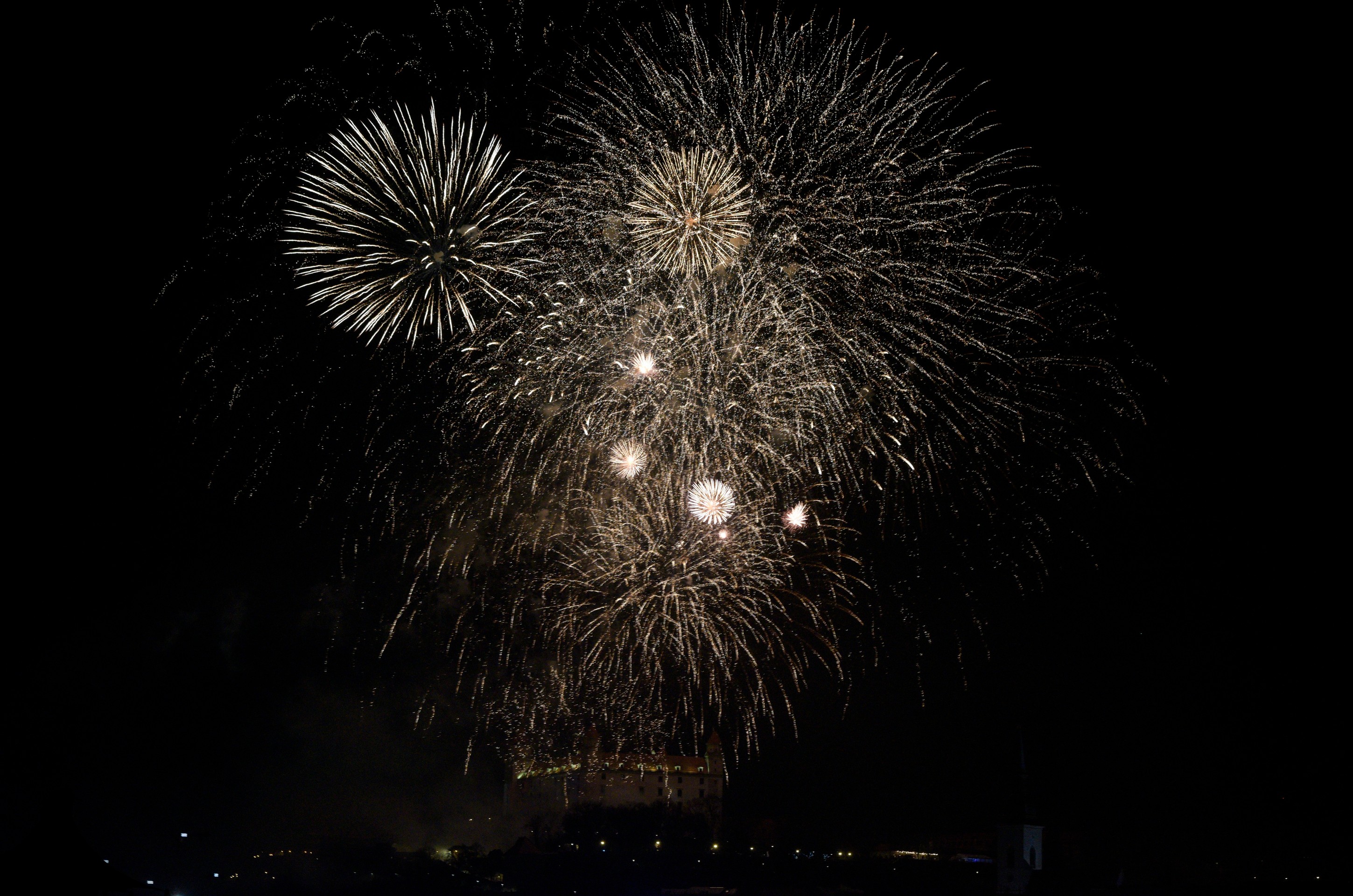 Oslavy Silvestra a Nového roka v Bratislave