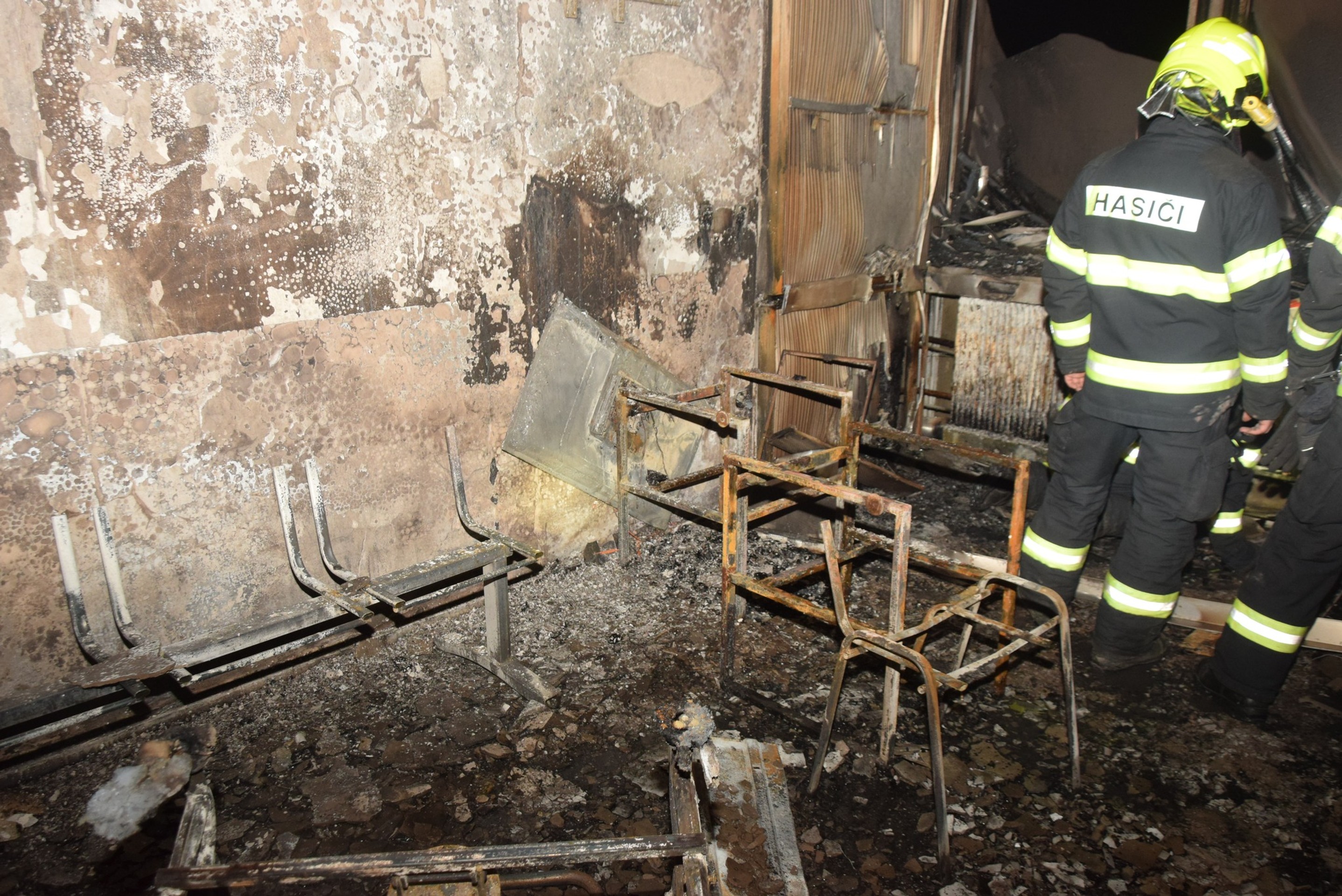 Univerzitná nemocnica v Košiciach po požiari.