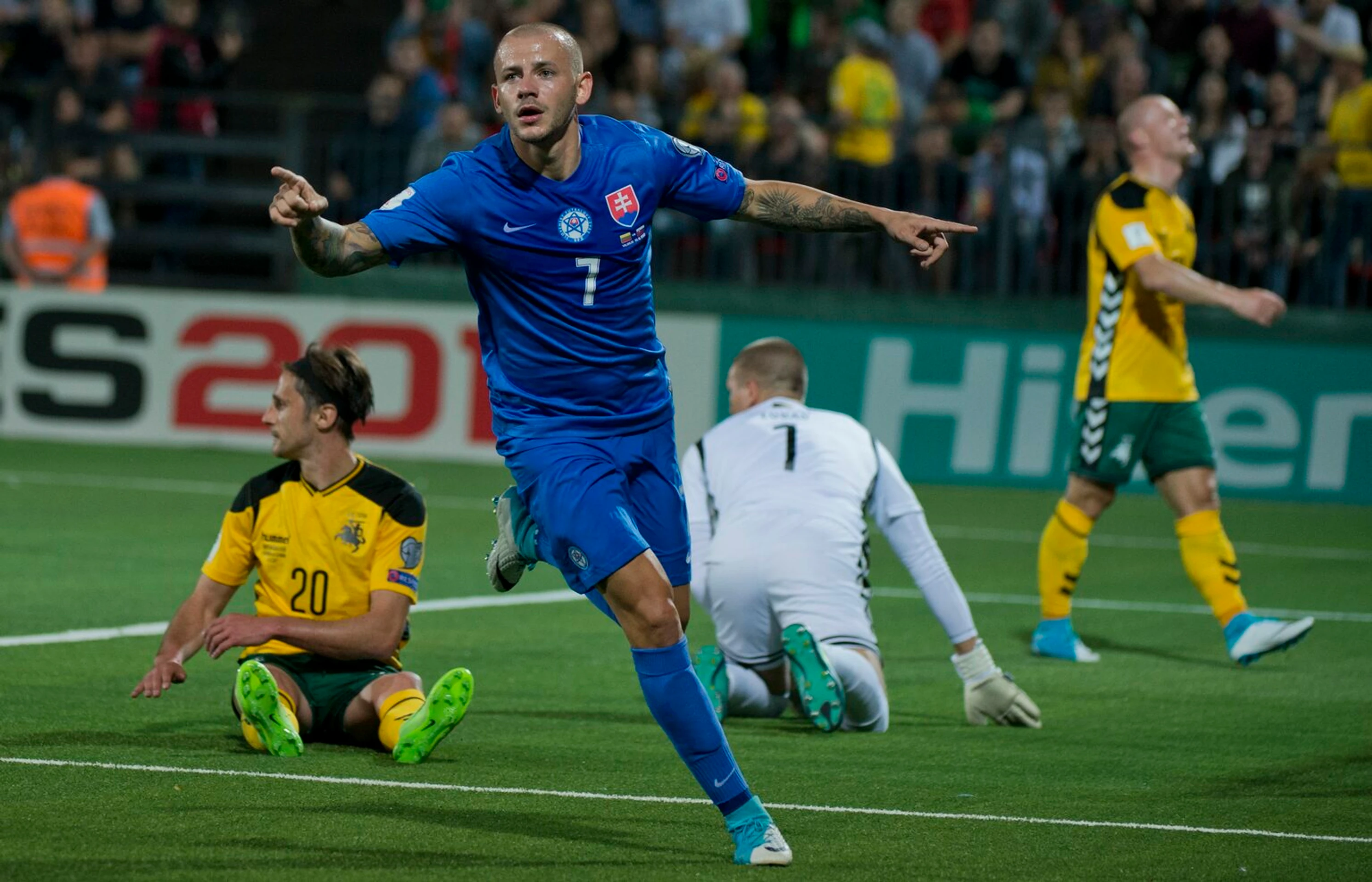 Slovenskí futbalisti vyhrali v kvalifikácii o postup na MS 2018