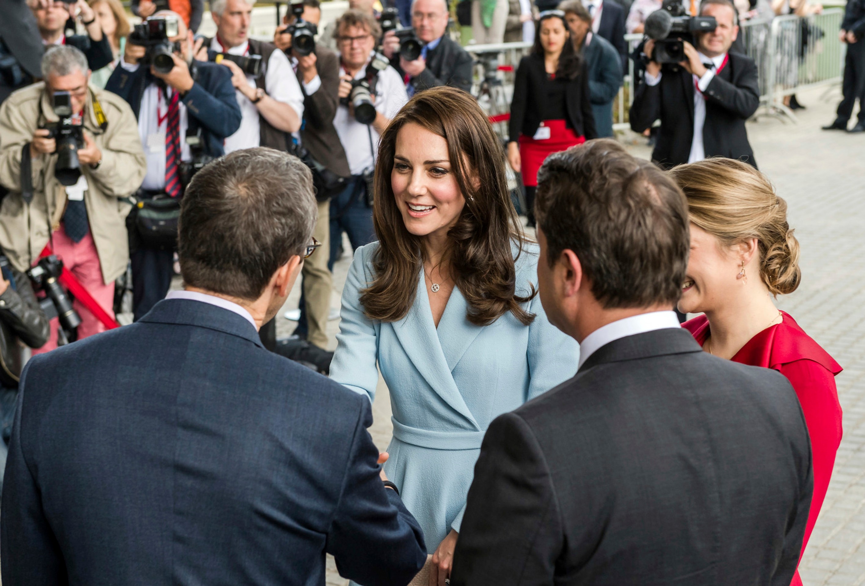 Kate Middleton na návšteve Luxemburska. 