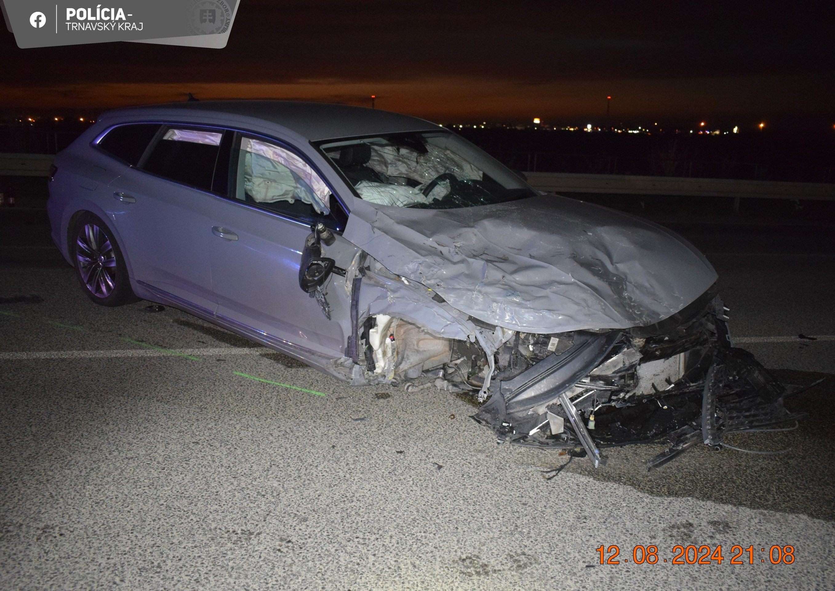 Nehoda neďaleko Trnavy.