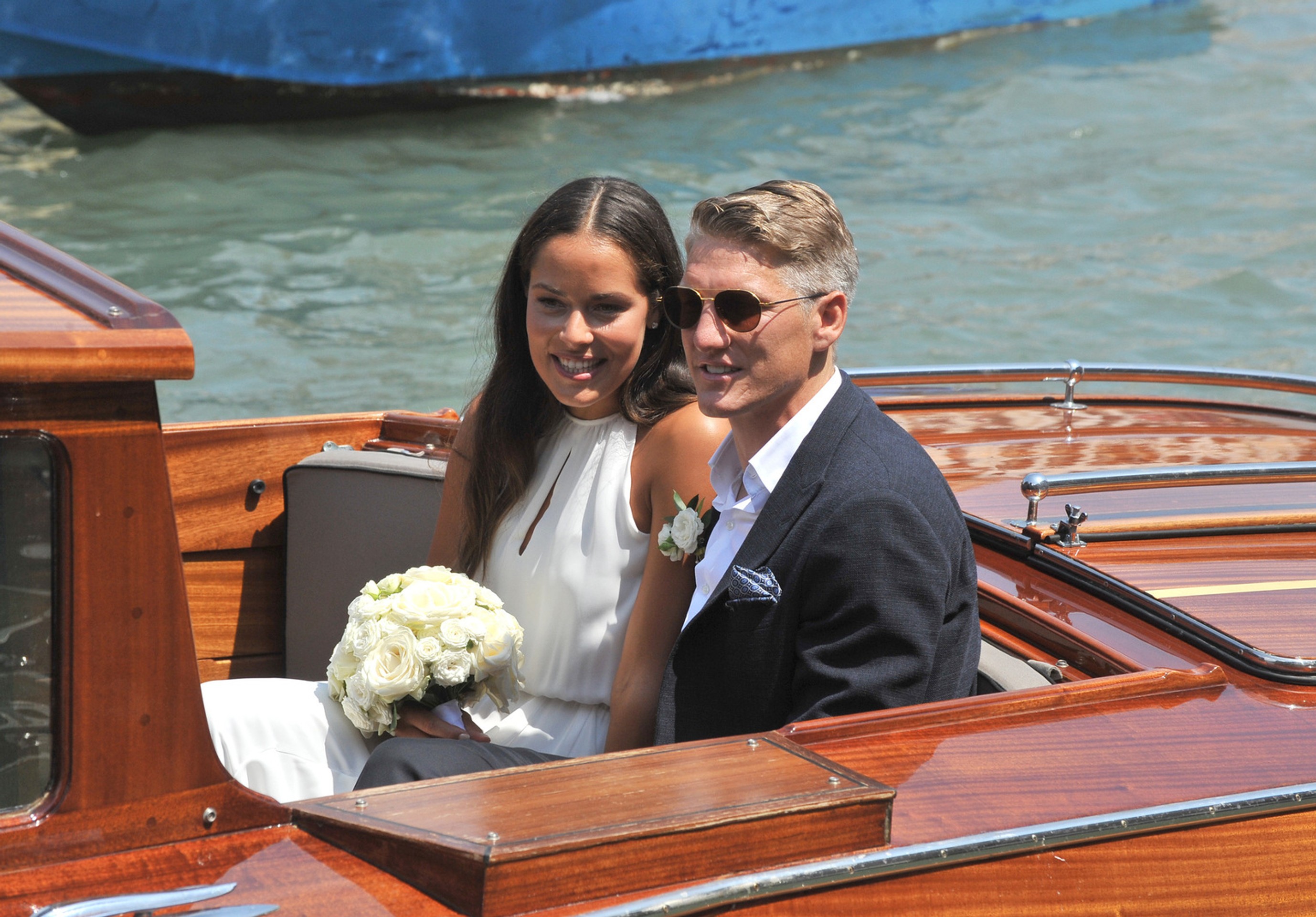 Ana Ivanovic a Bastian Schweinsteiger.