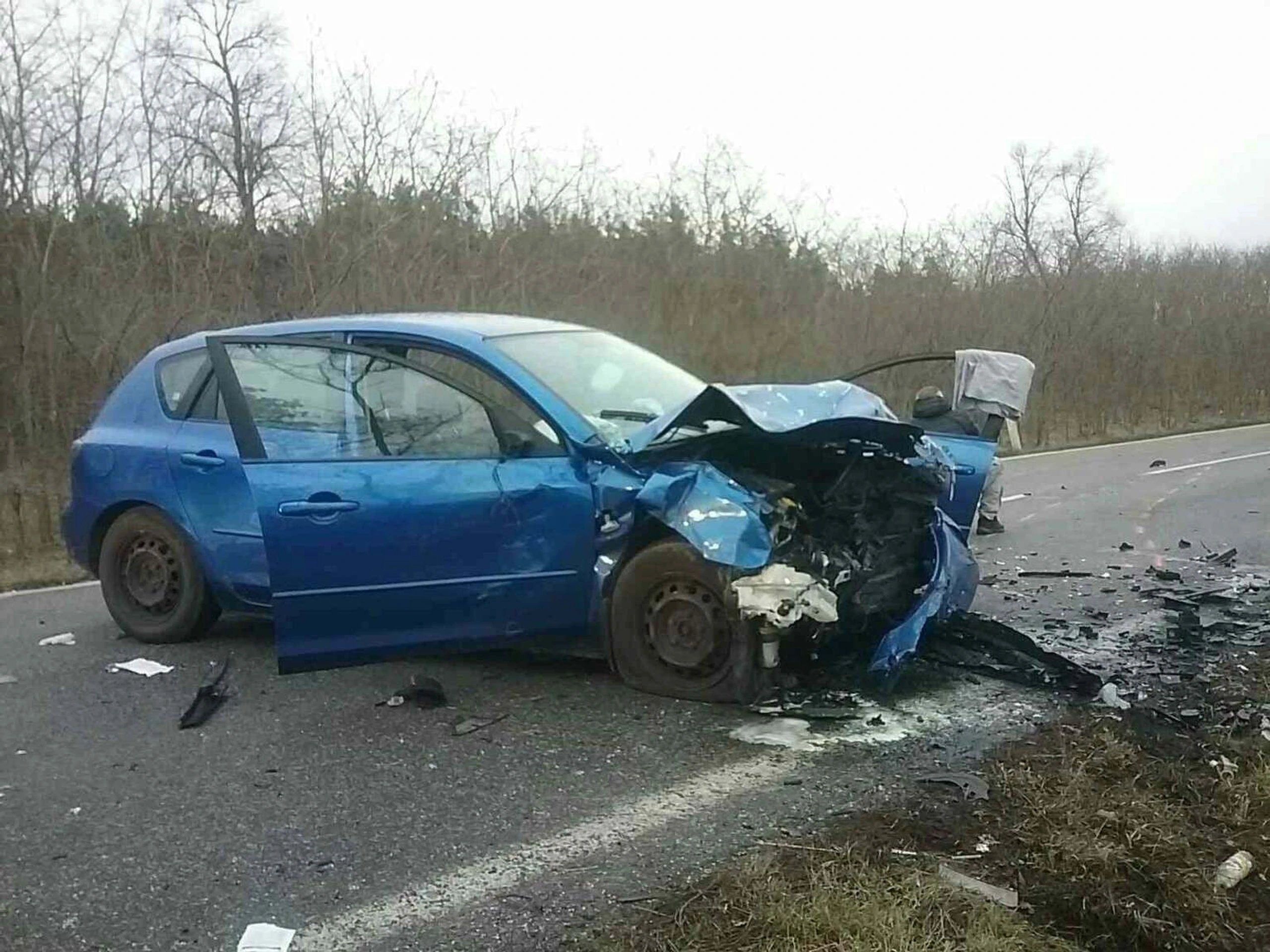 Nehoda pri obci Kostolište. 