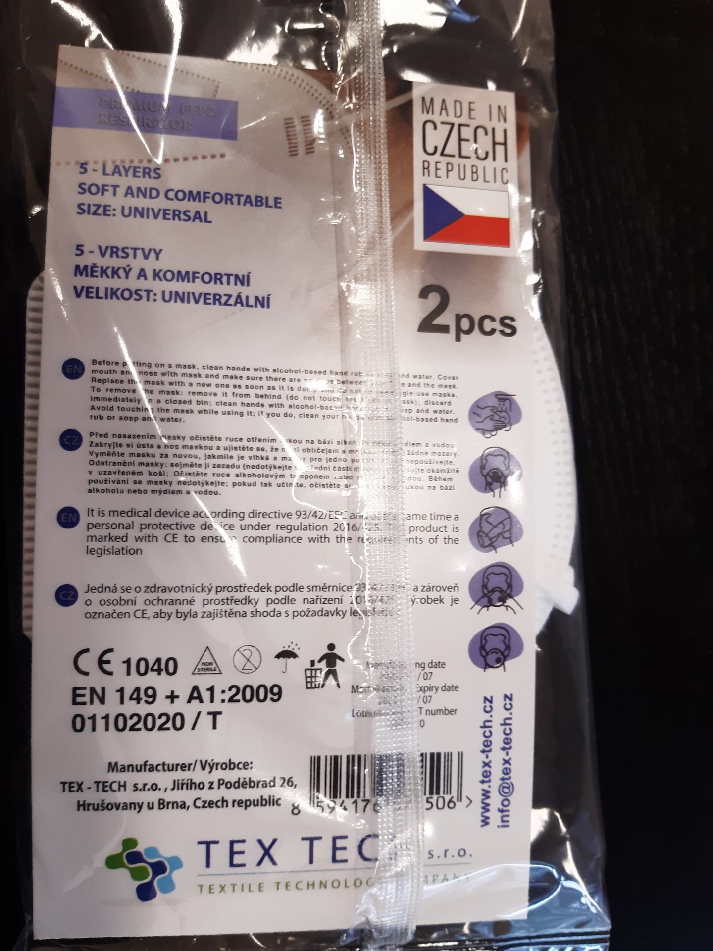 Česi sťahujú z trhu respirátor