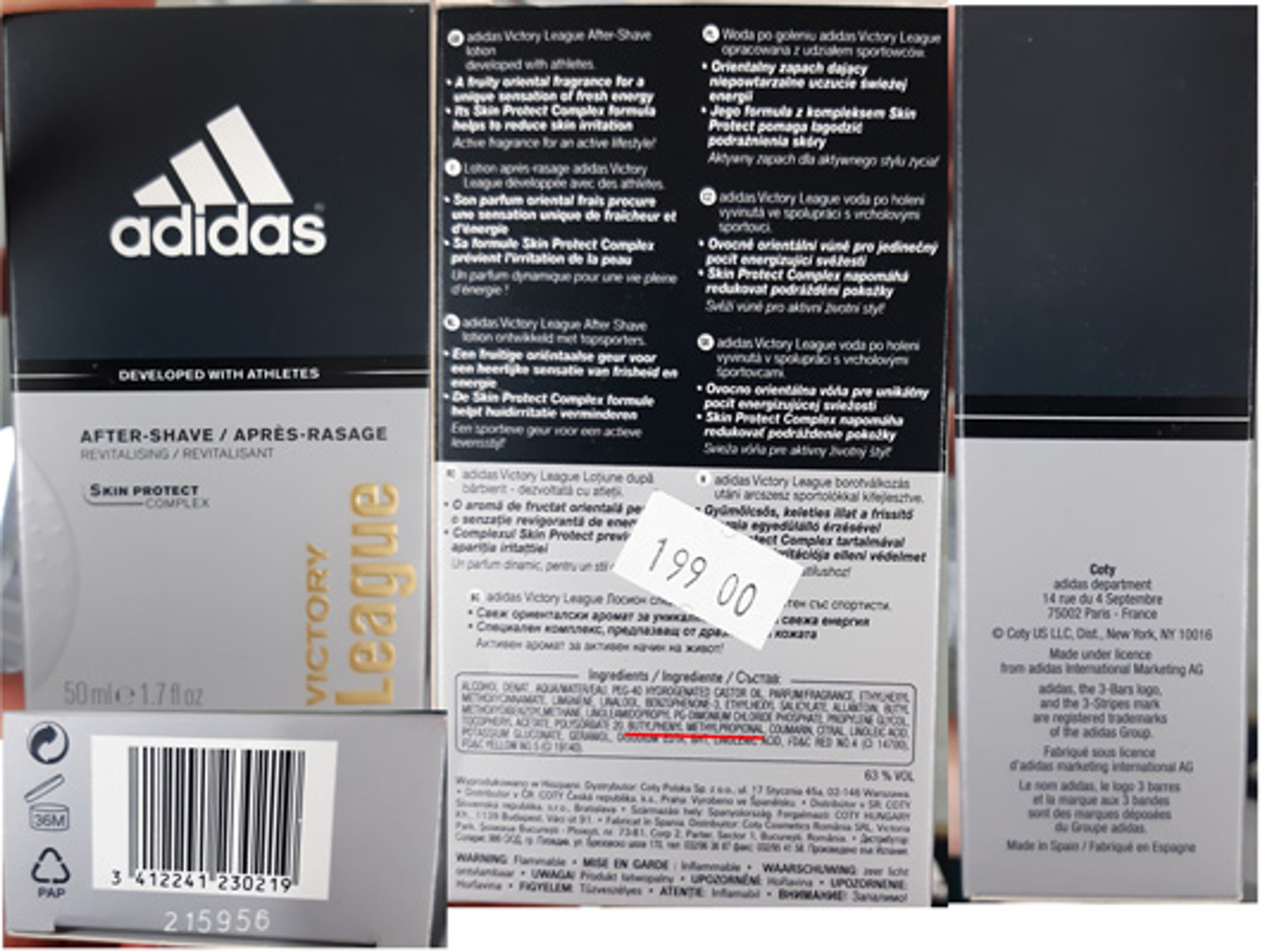 Adidas AFTER-SHAVE REVITALASING VICTORY LEAGUE – voda po holení