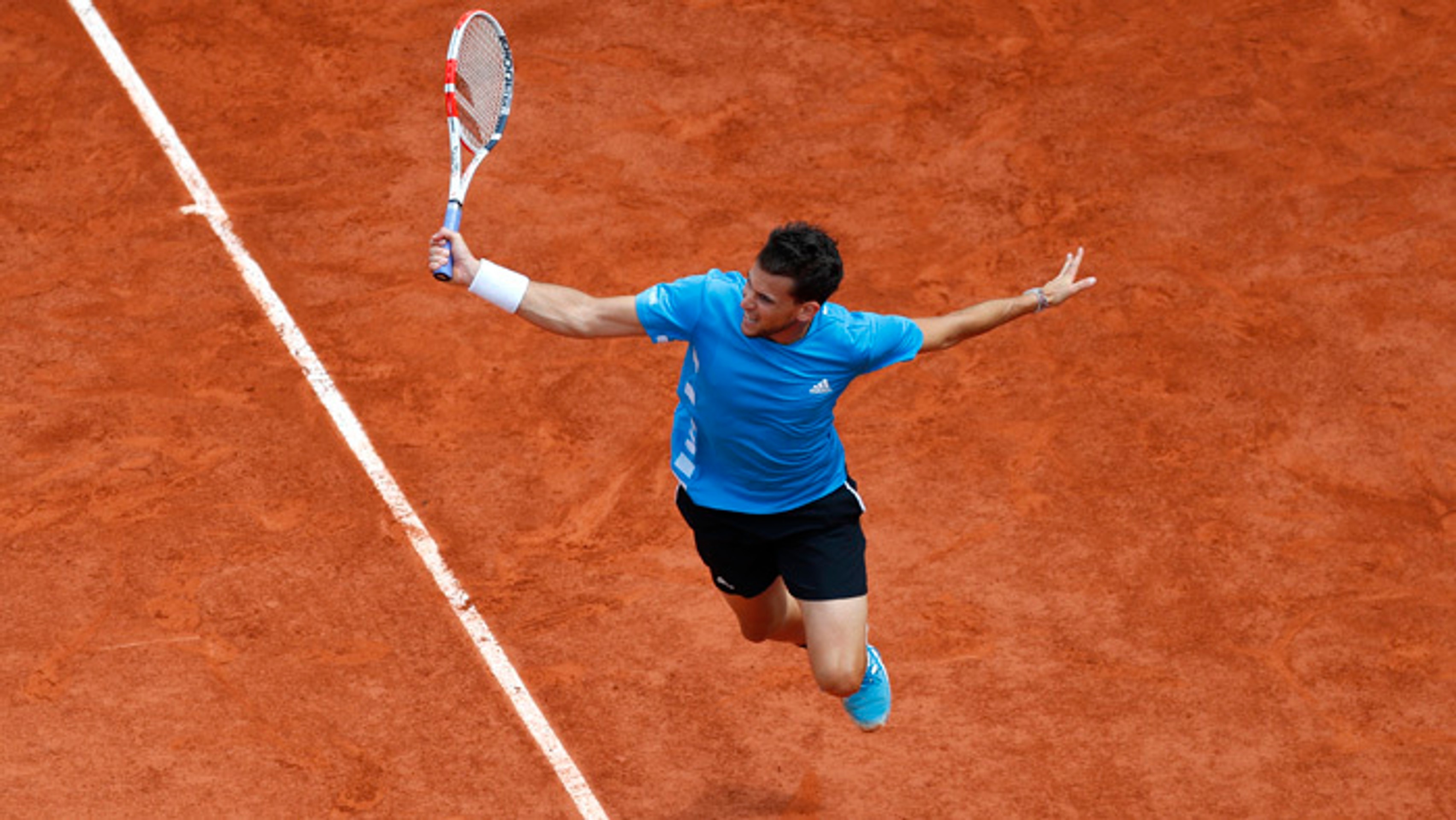 Tenista Dominic Thiem vo finále Roland Garros.