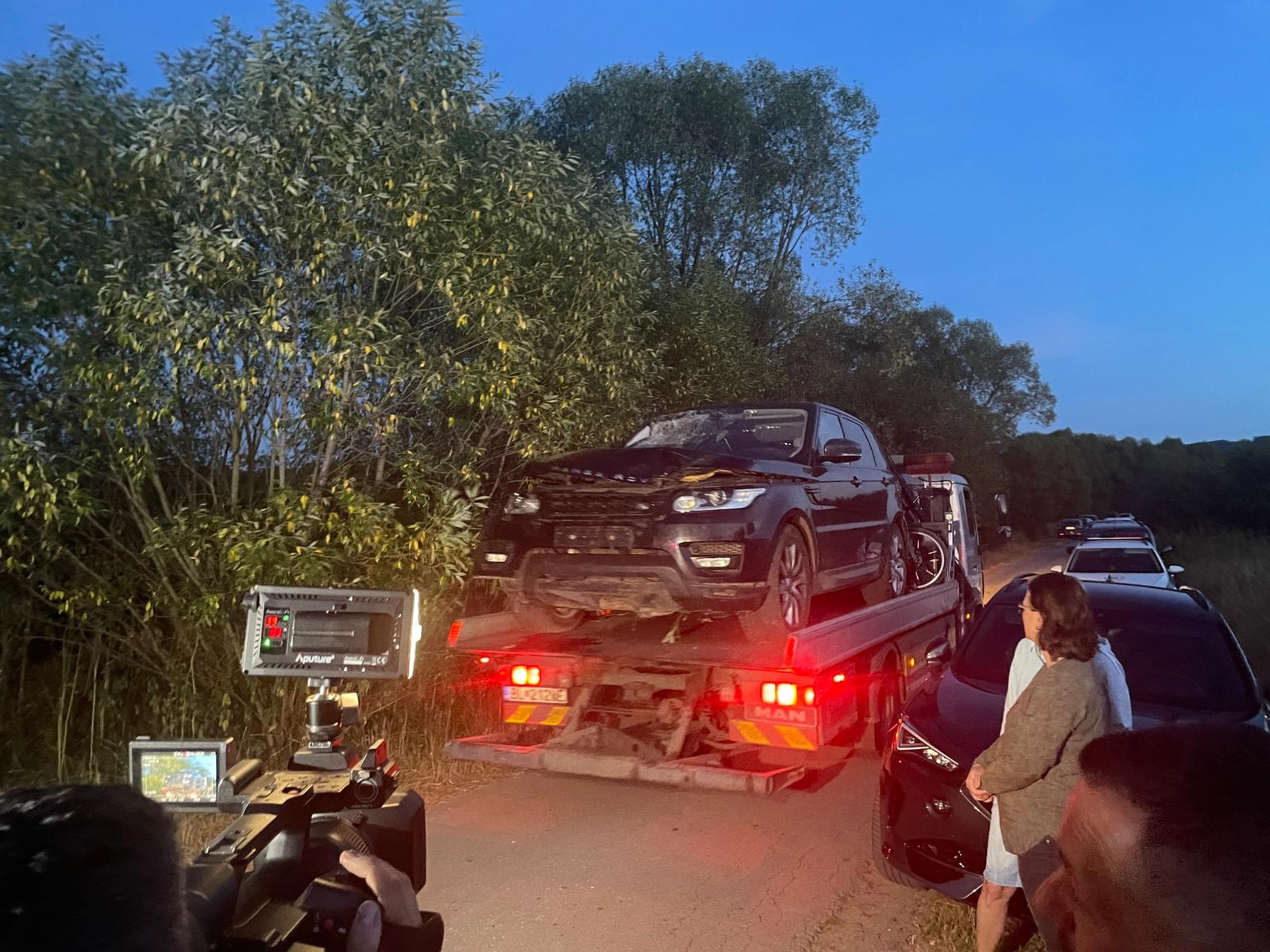 Auto, ktorým zrazili cyklistov