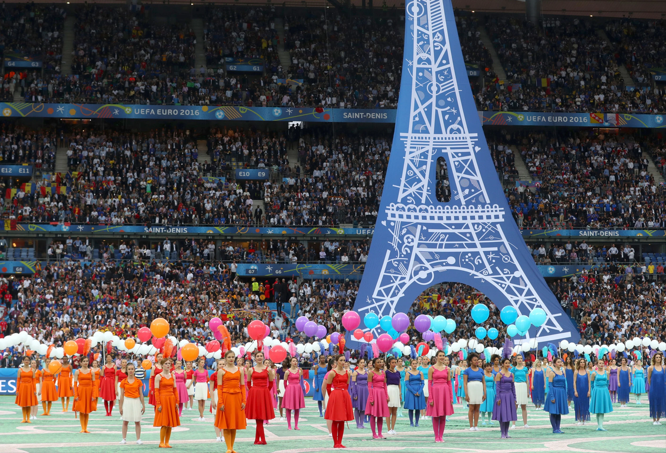 Slávnostné otvorenie EURO 2016.