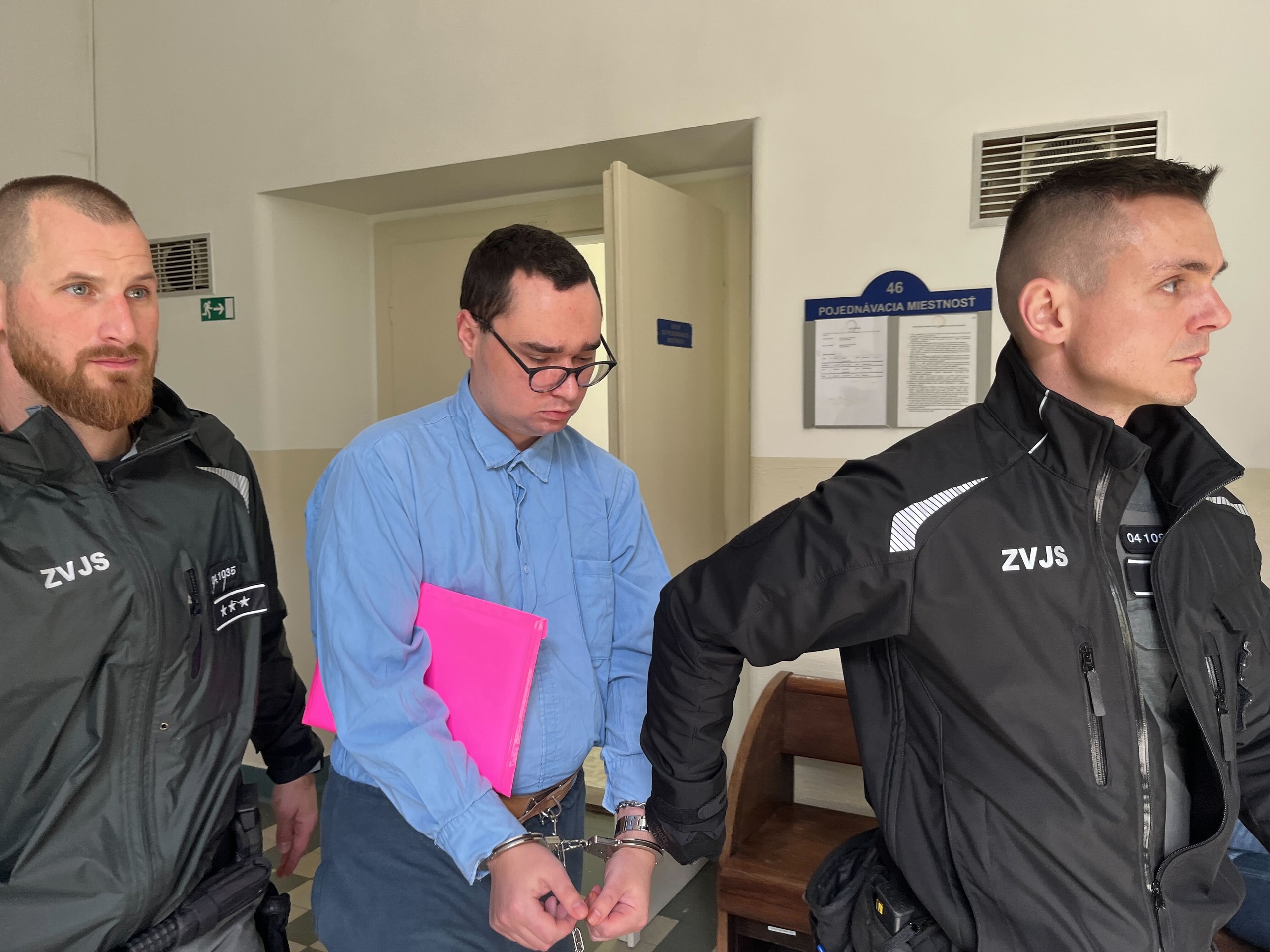 Ukrajinec Volodymyr na odvolacom súde.