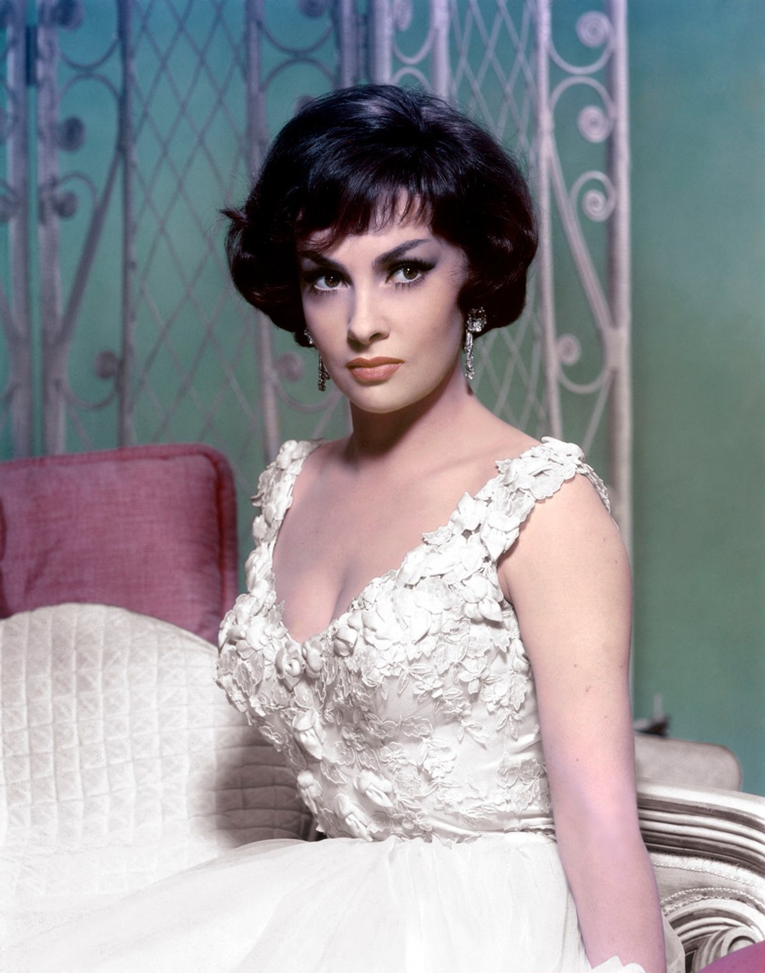Gina Lollobrigida na archívnej snímke z roku 1960.