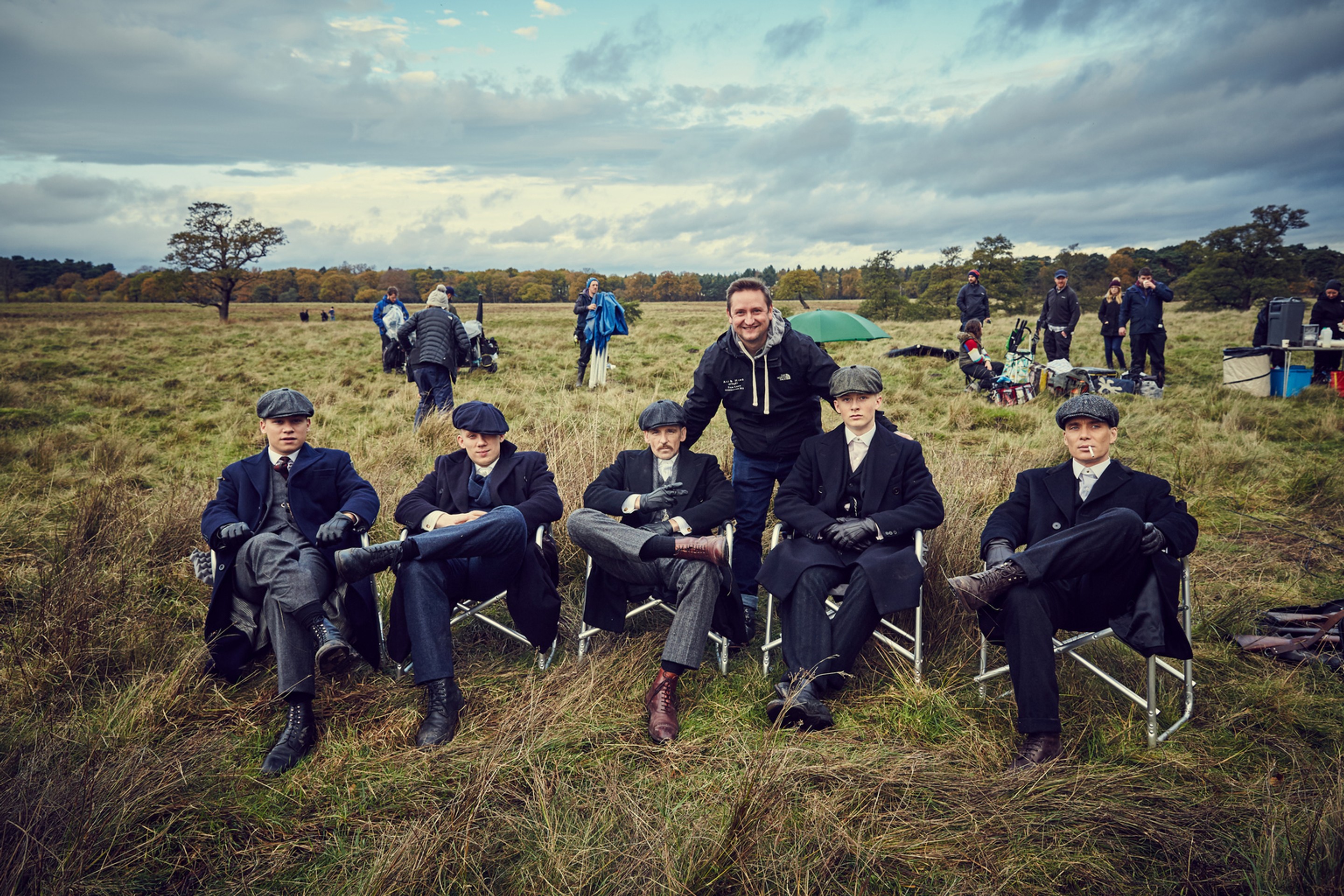 Predstavitelia seriálu Peaky Blinders.