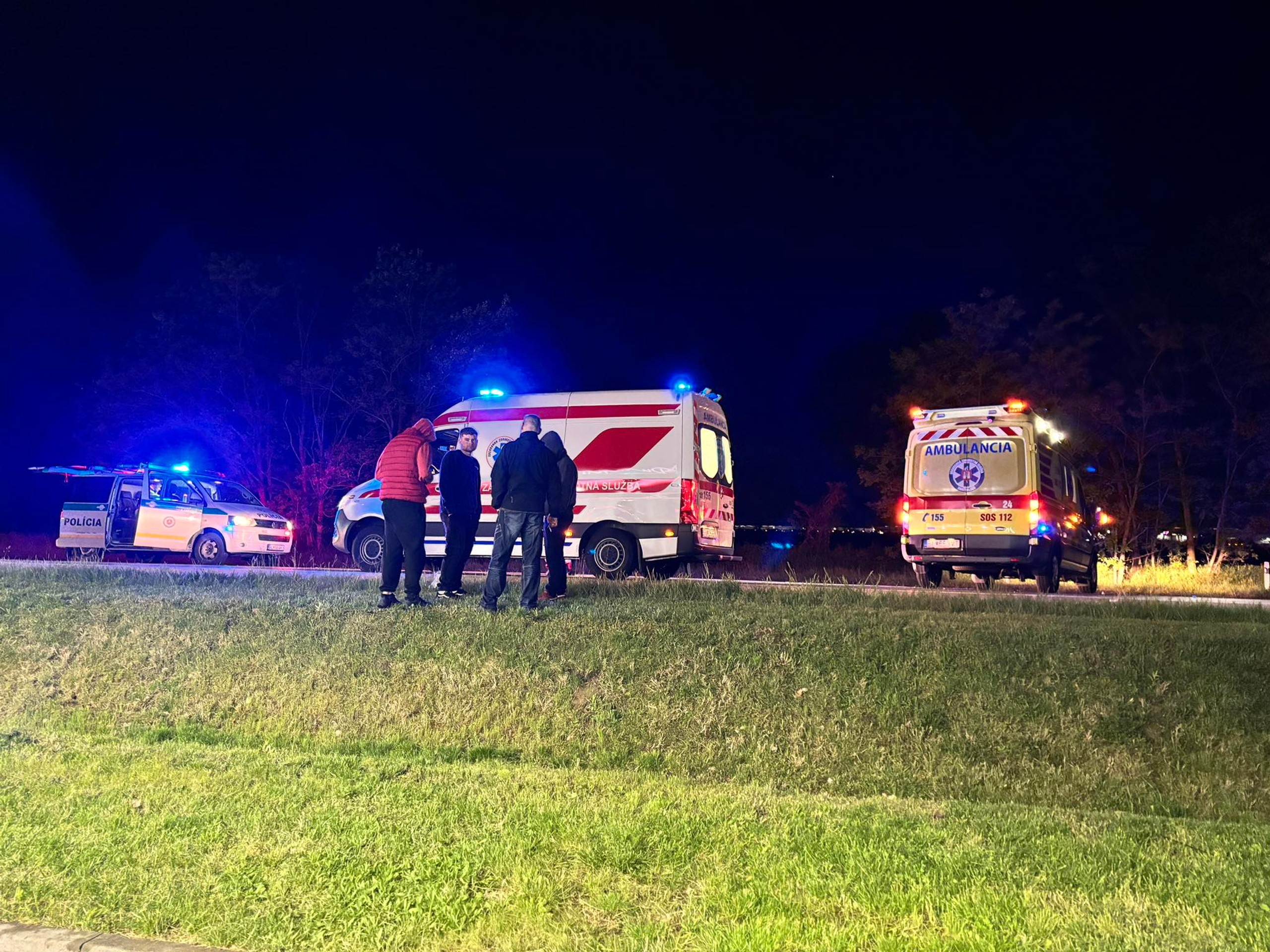 Nešťastie neďaleko benzínovej pumpy.