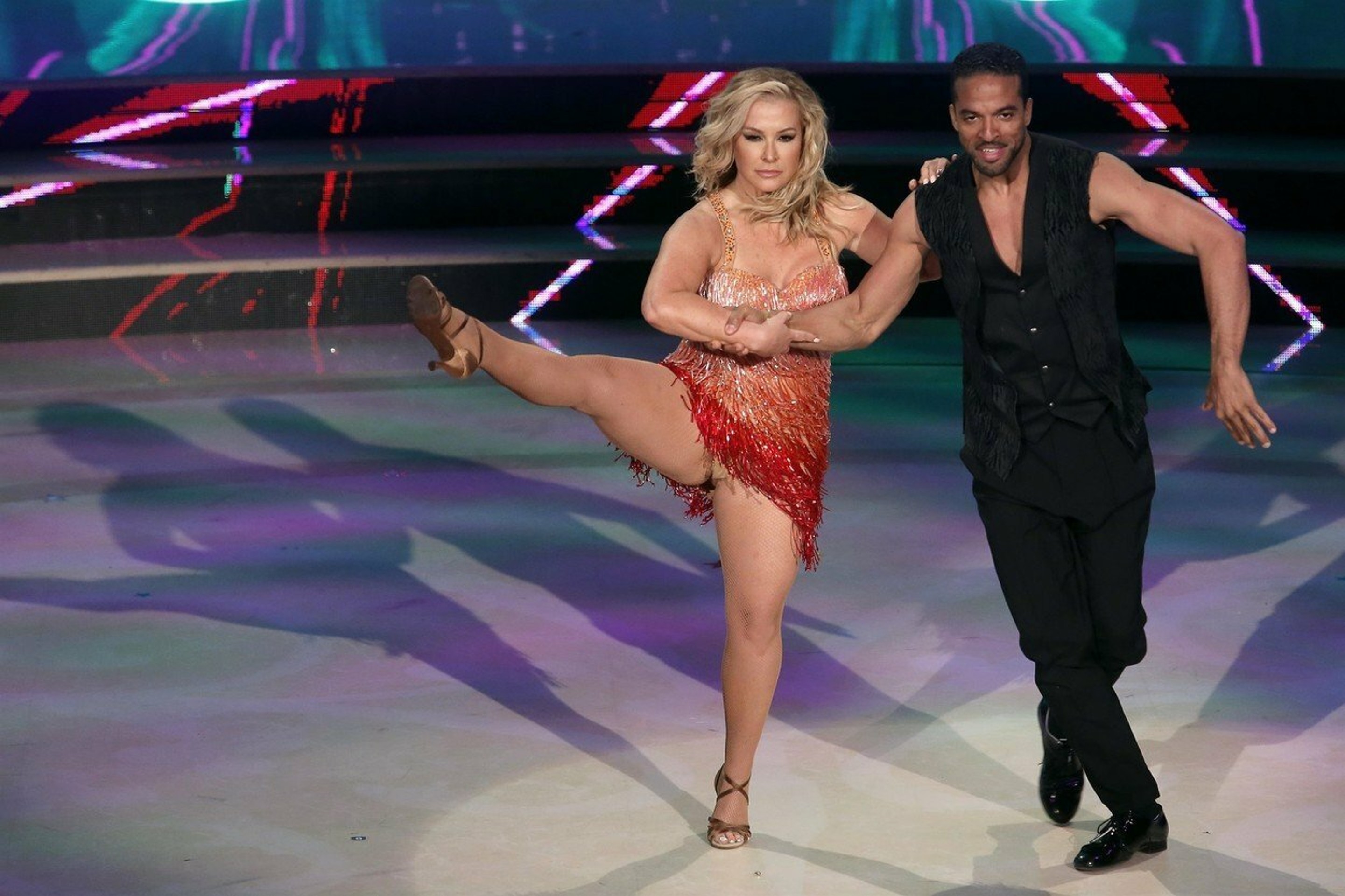 Speváčka Anastacia v tanečnej šou.