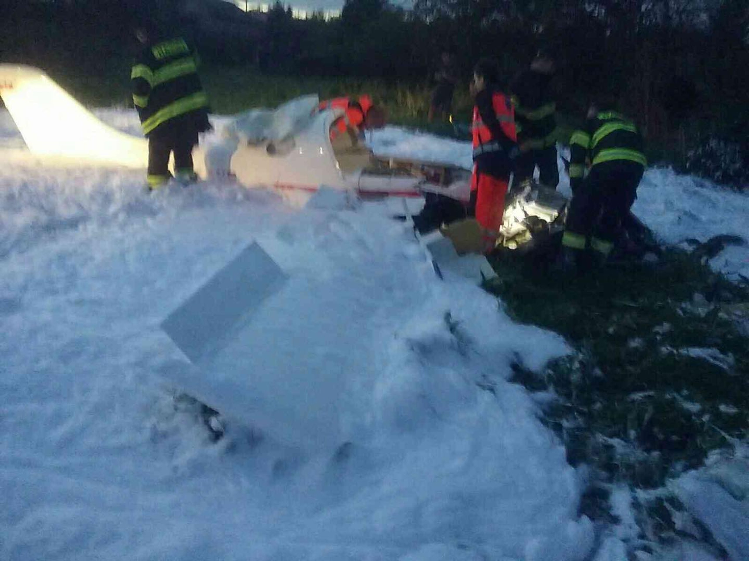 Pád malého lietadla