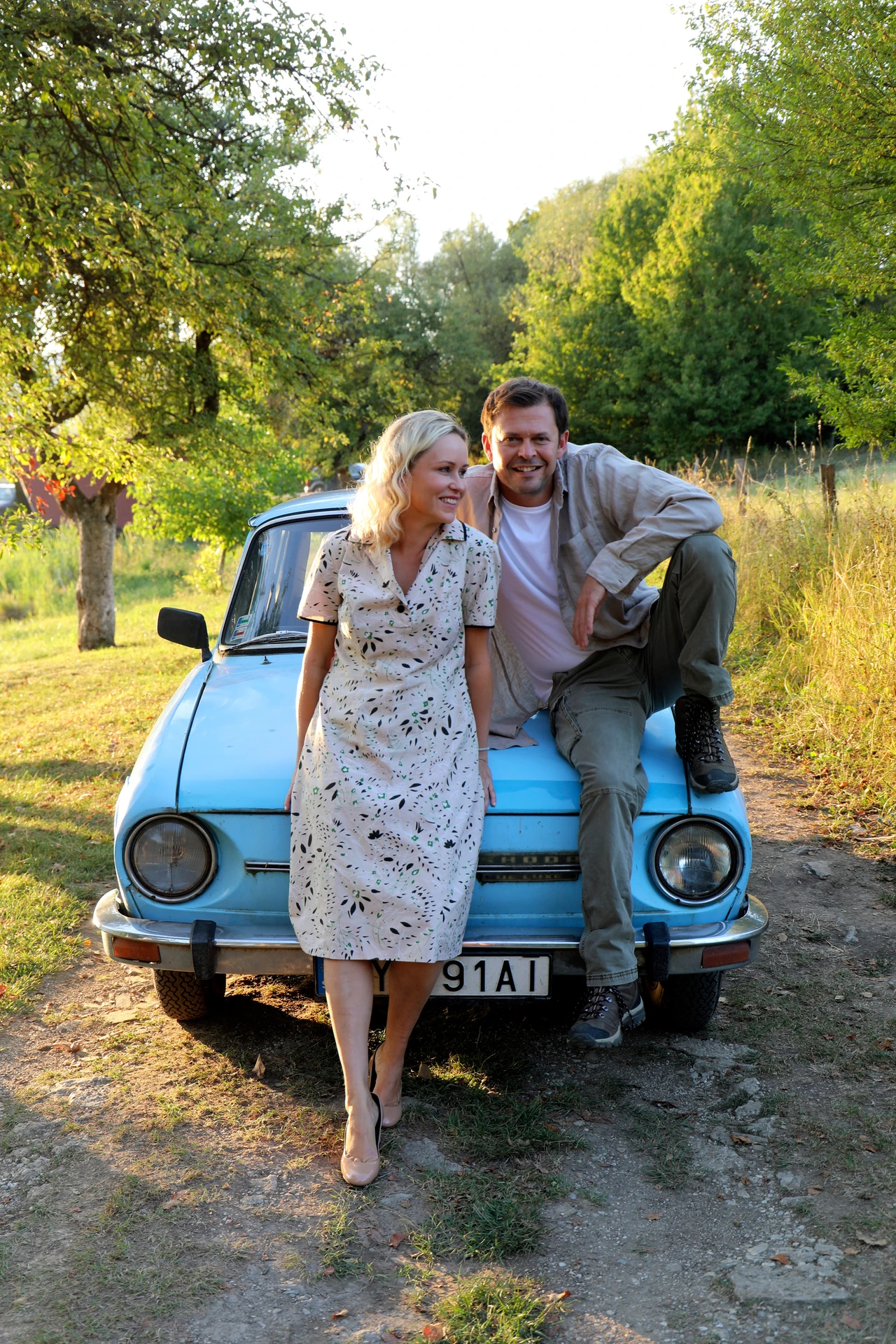 Michaela Čobejová a Alexander Bárta vo filme Pani Dokonalá